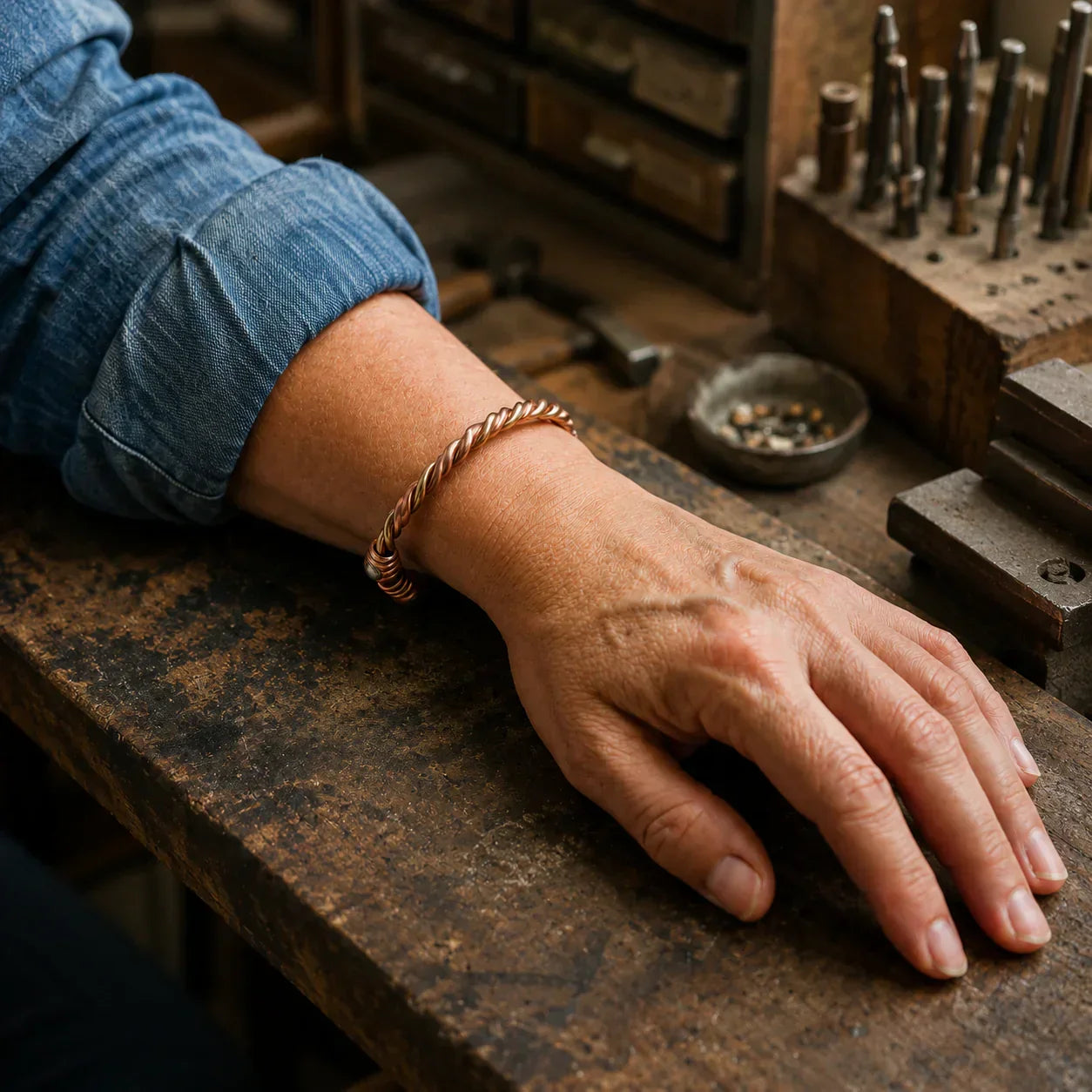 Rita's River Copper Bracelet