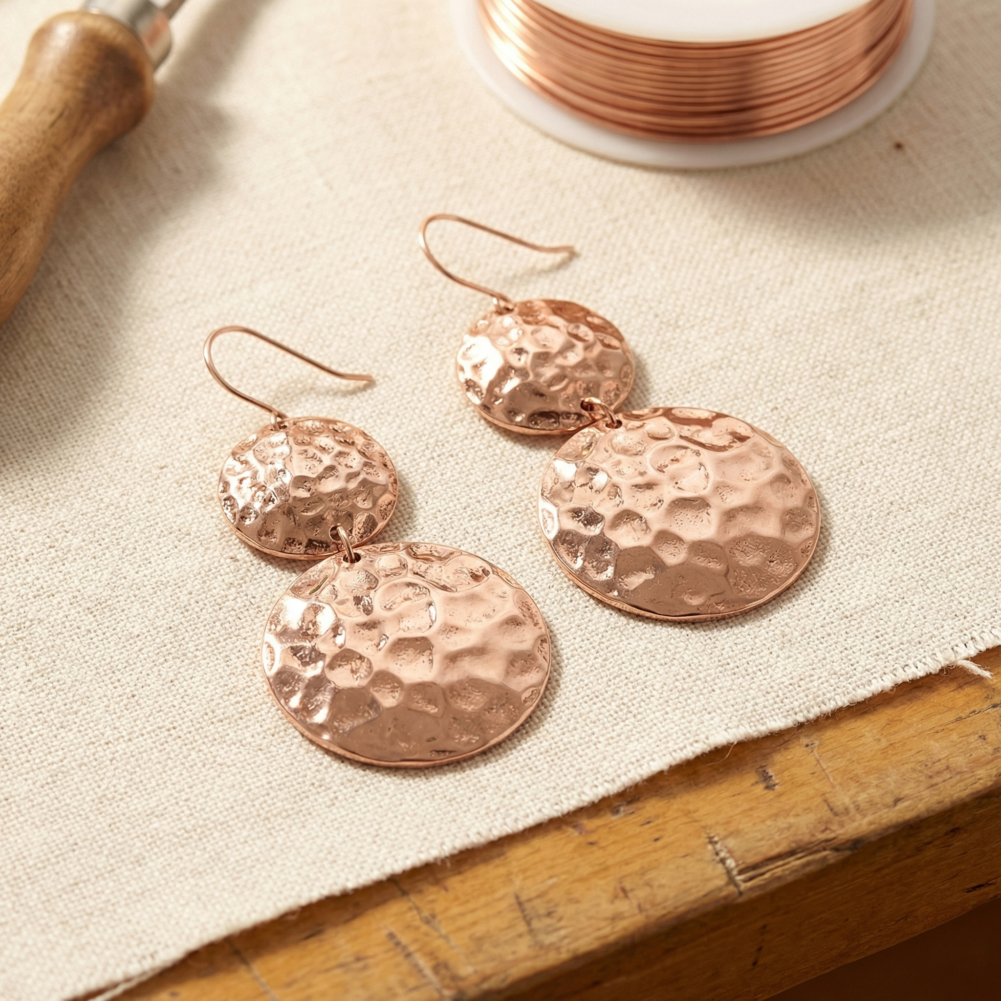 Rita's Solstice Copper Earrings