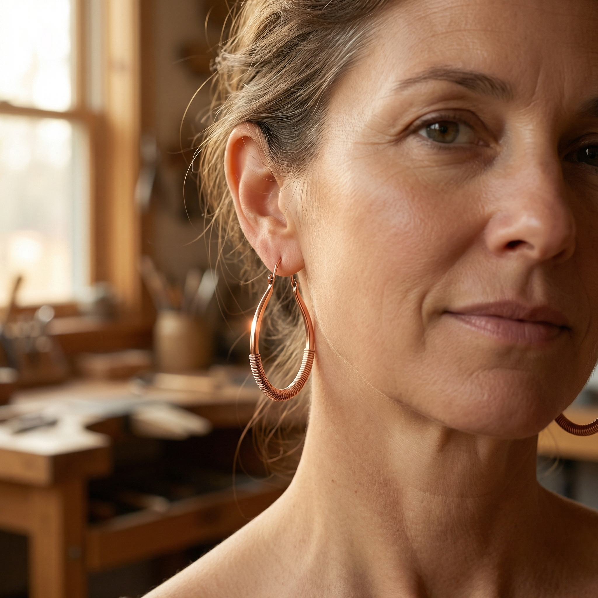 Rita's Creek Copper Earrings
