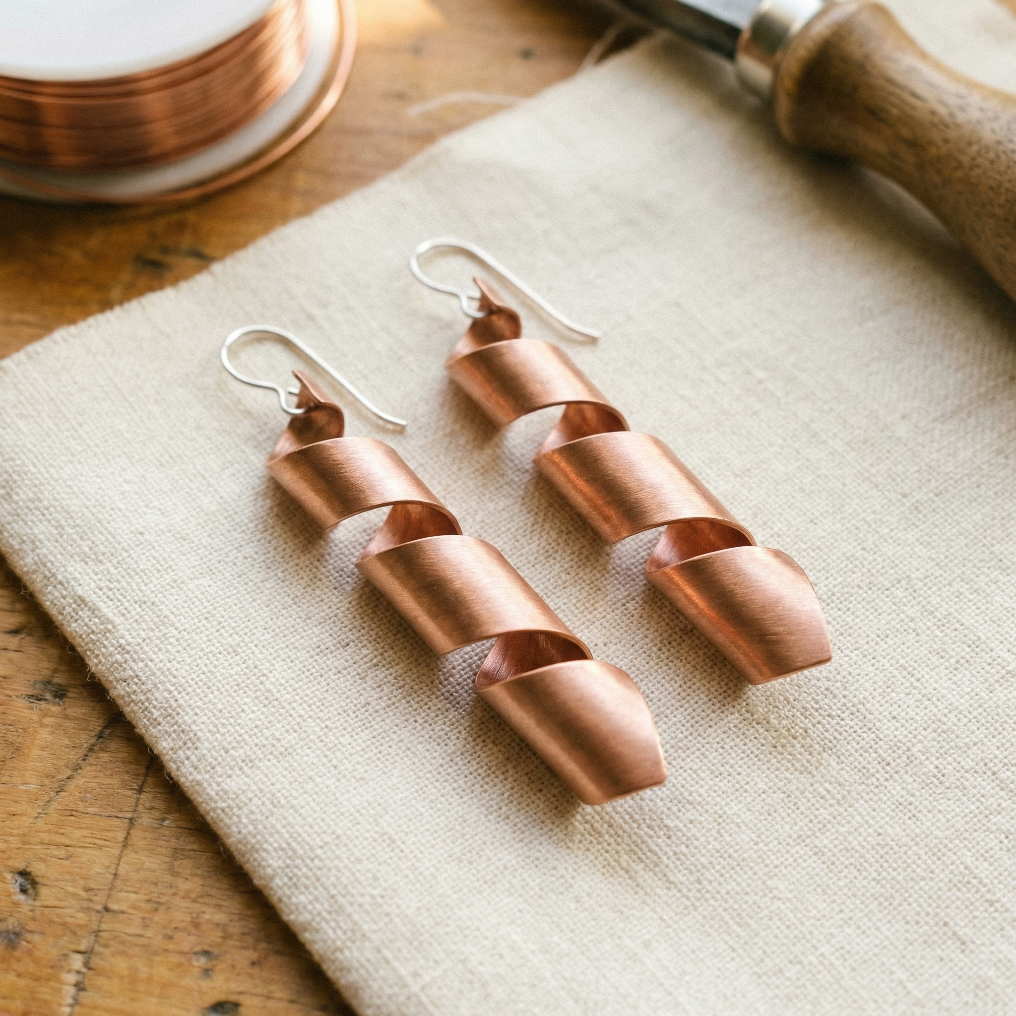 Rita's Dusk Copper Earrings
