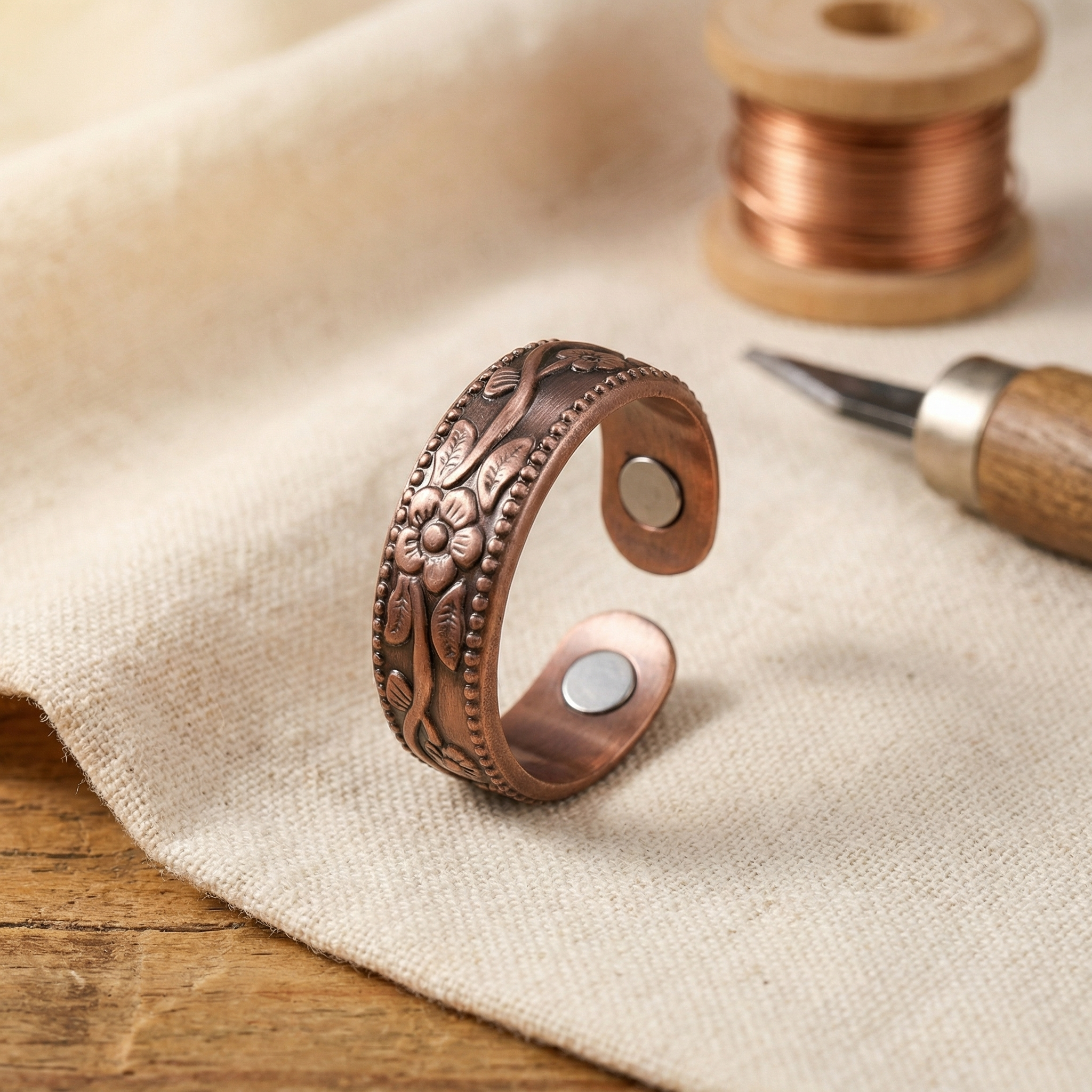Rita's Petal Copper Ring