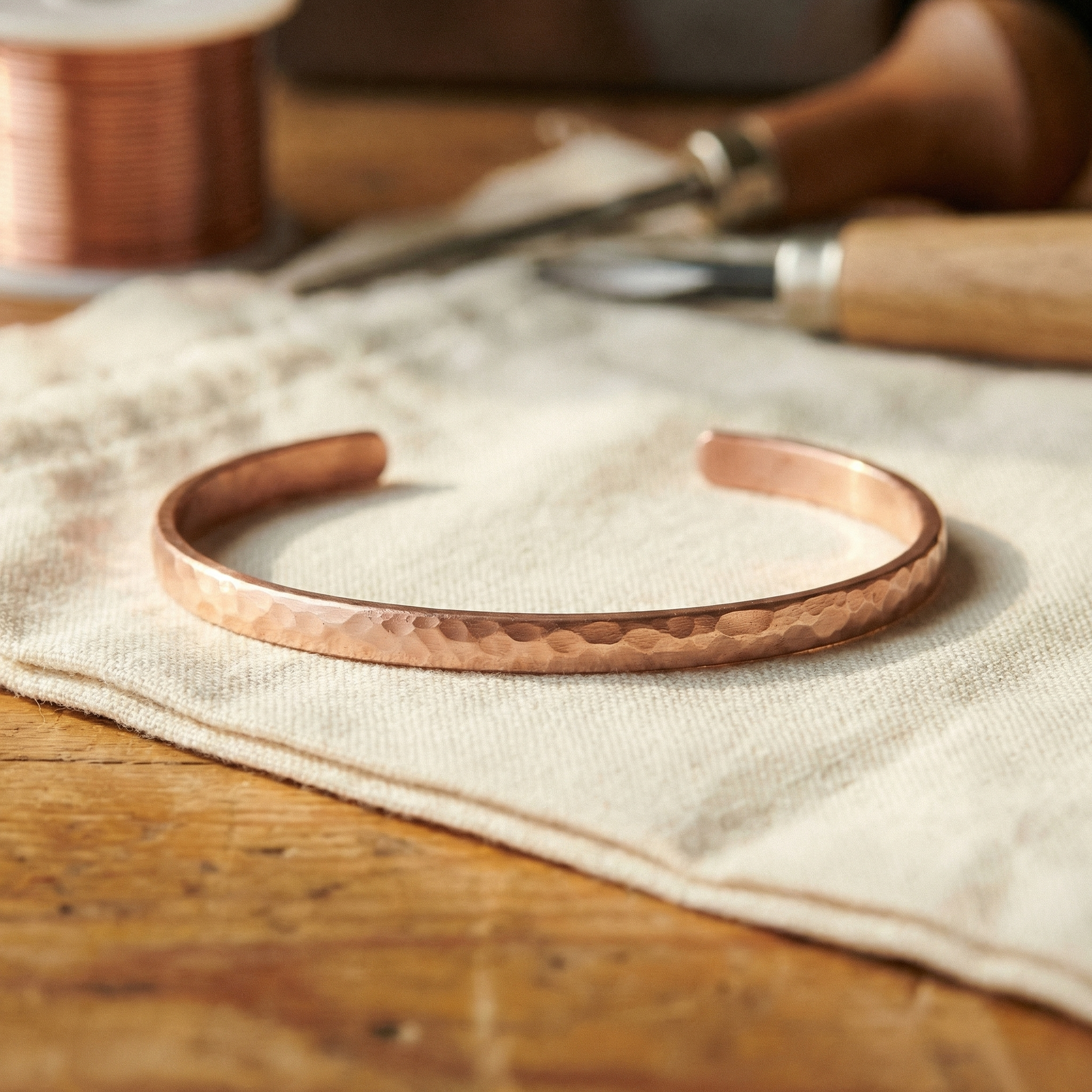 Rita's Sand Copper Anklet