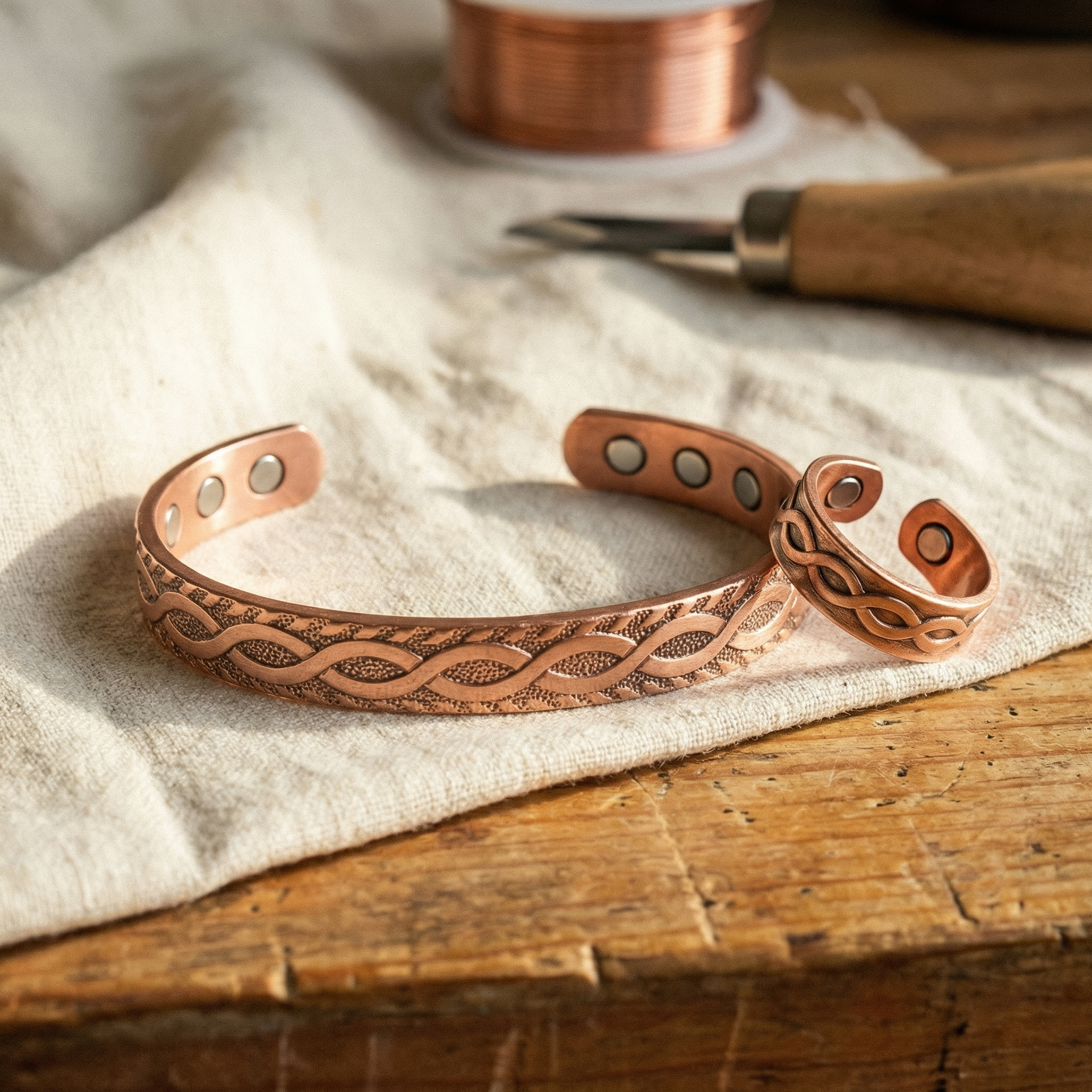Rita's Knot Copper Set