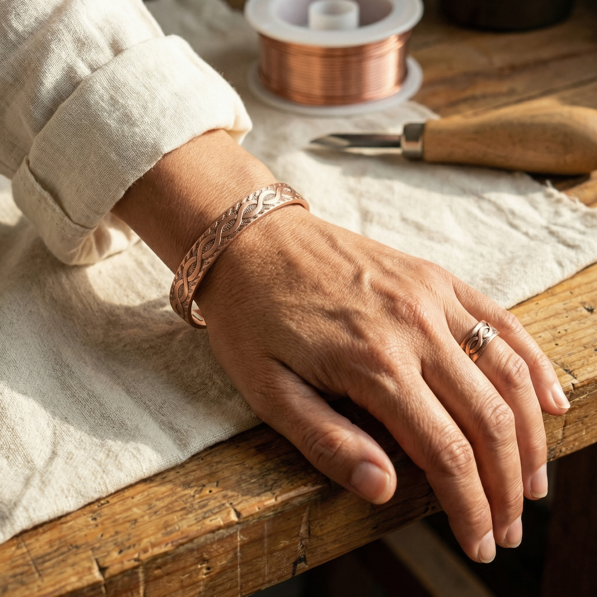 Rita's Knot Copper Set