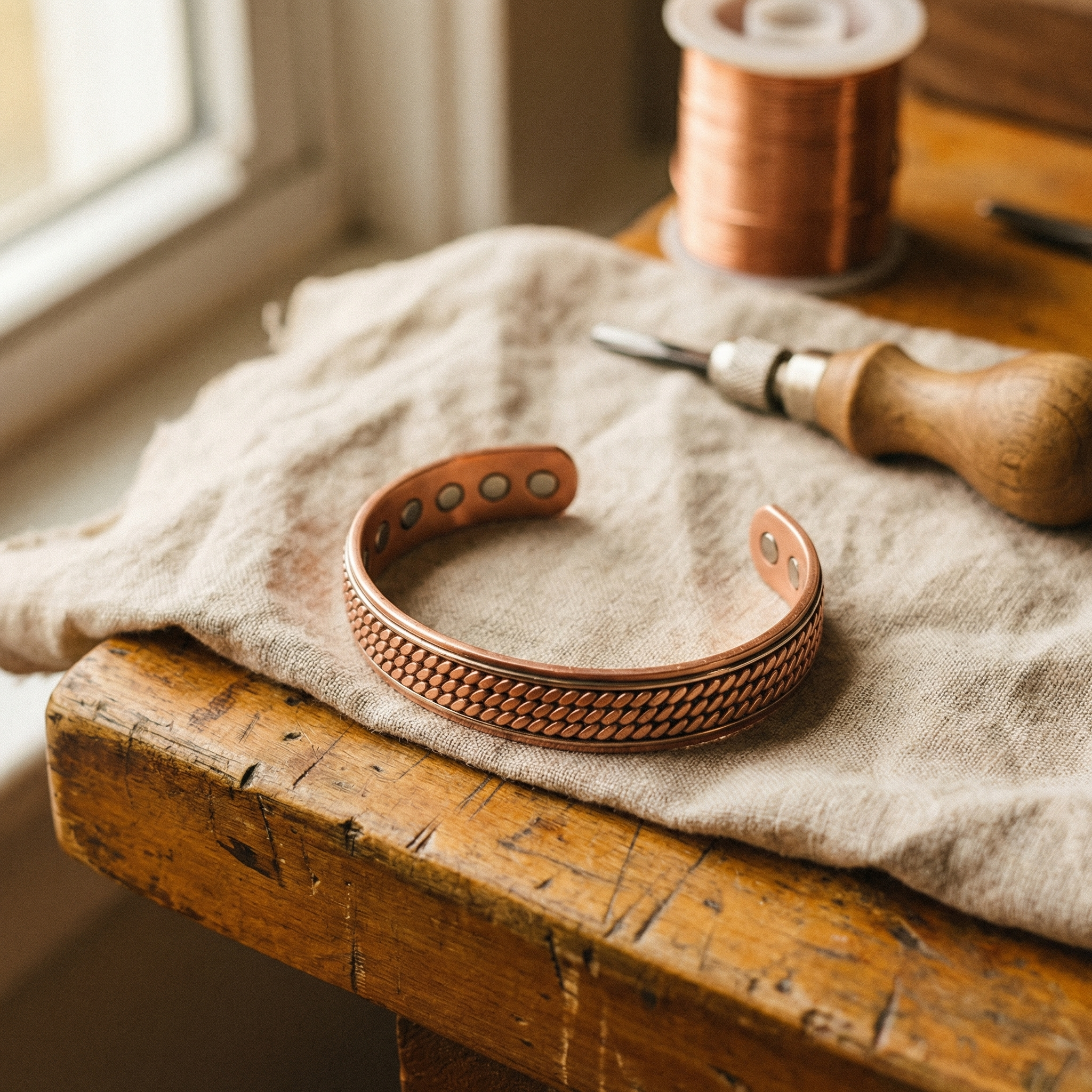 Rita's Wave Copper Bracelet