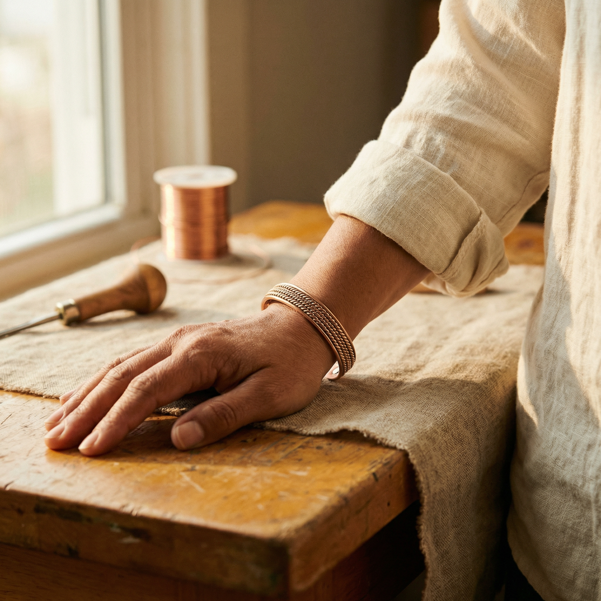 Rita's Forge Copper Bracelet