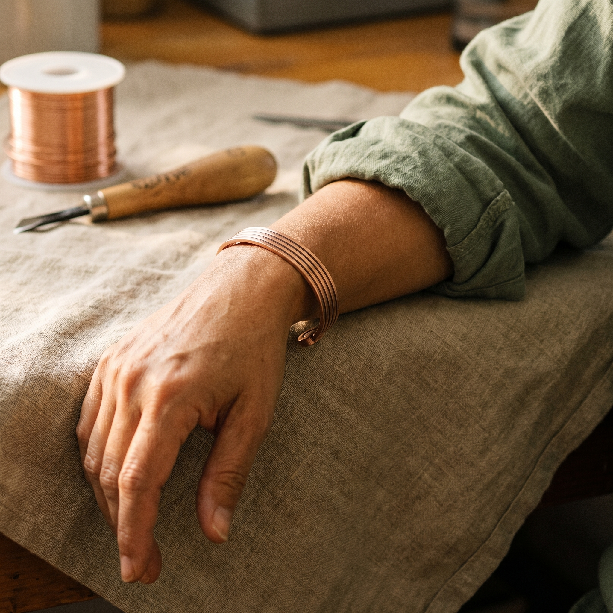 Rita's Ridge Copper Bracelet