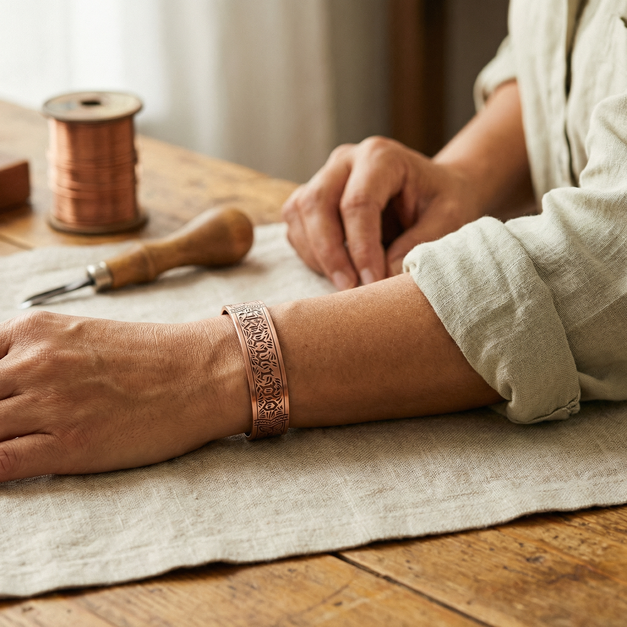 Rita's Drift Copper Bracelet