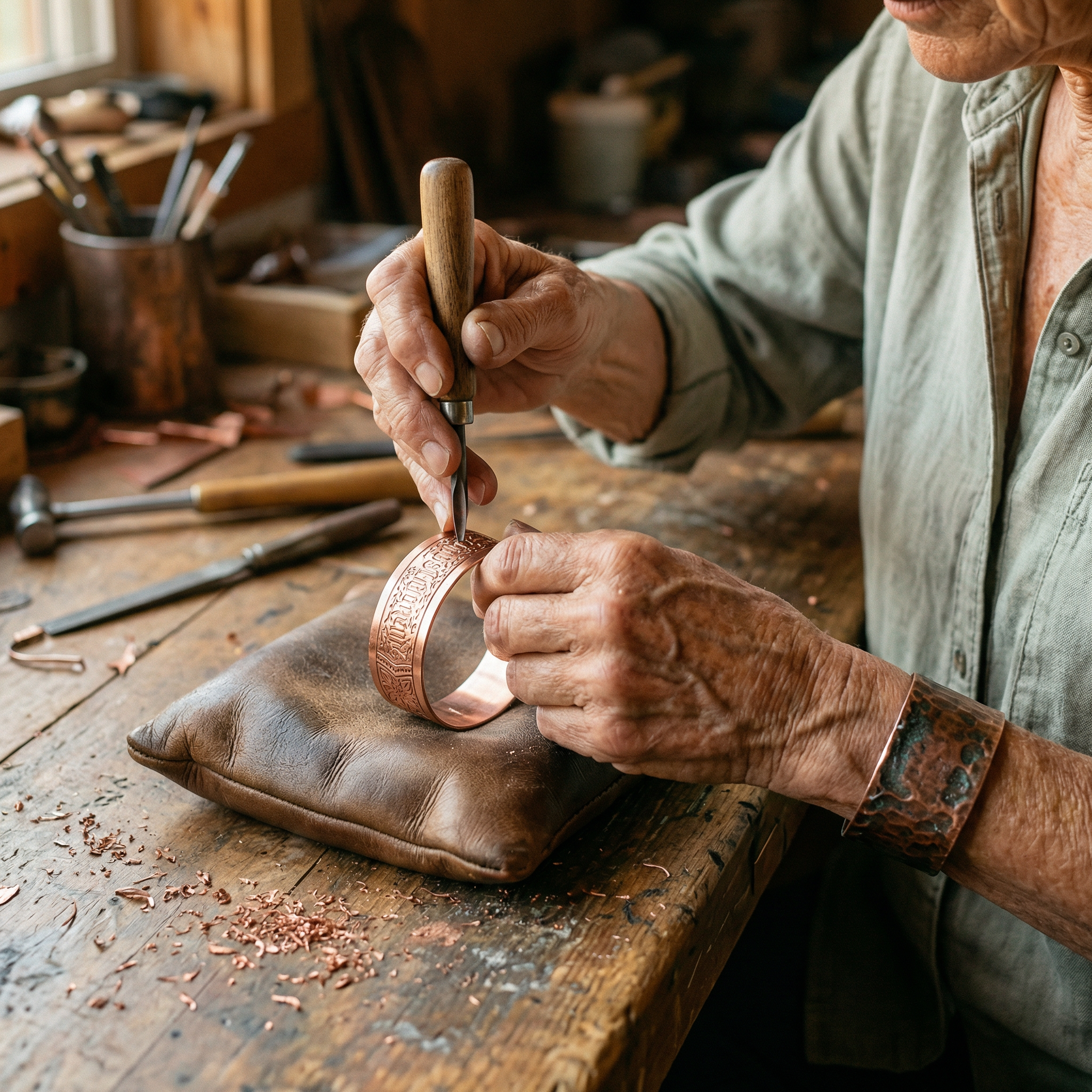 Rita's Drift Copper Bracelet