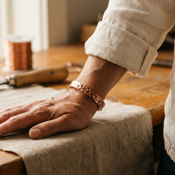 Rita's Furrow Copper Bracelet