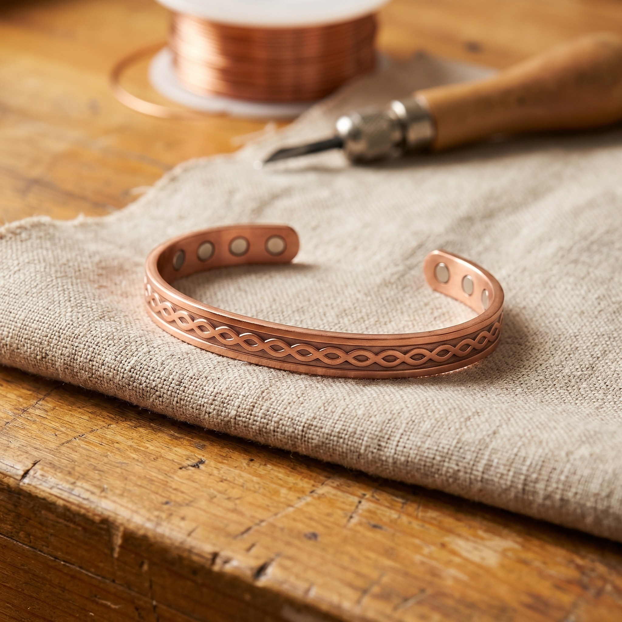 Rita's Current Copper Bracelet