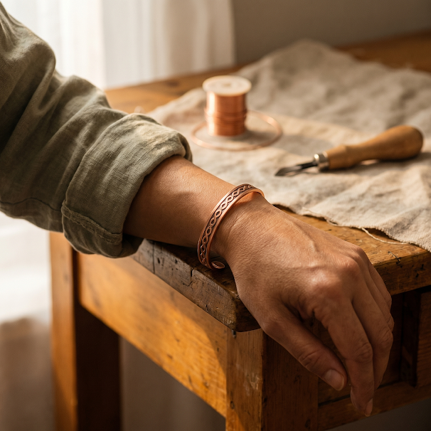 Rita's Current Copper Bracelet