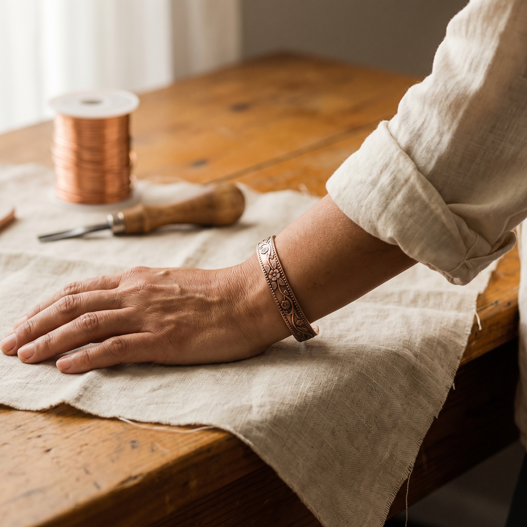 Rita's Knell Copper Bracelet