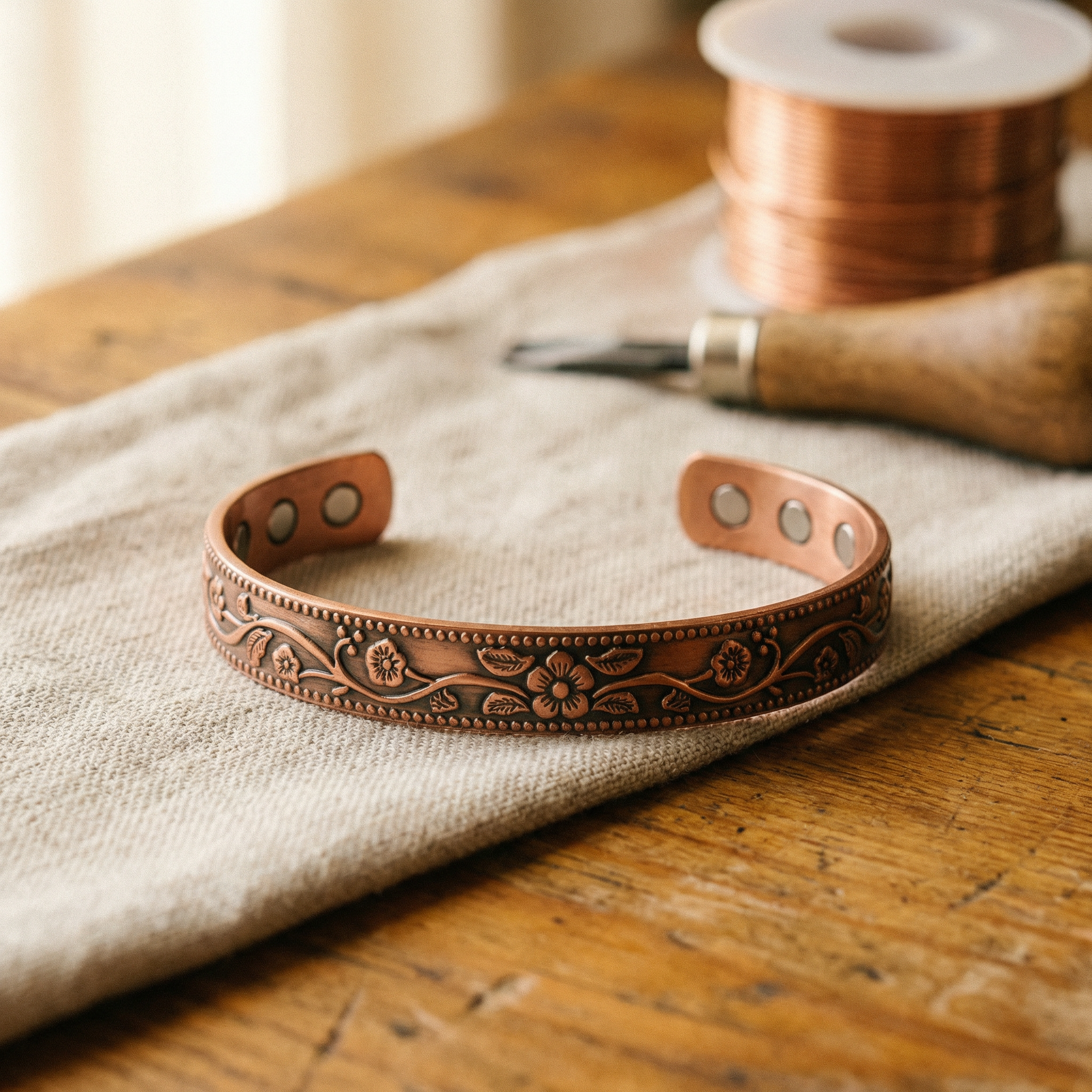 Rita's Knell Copper Bracelet