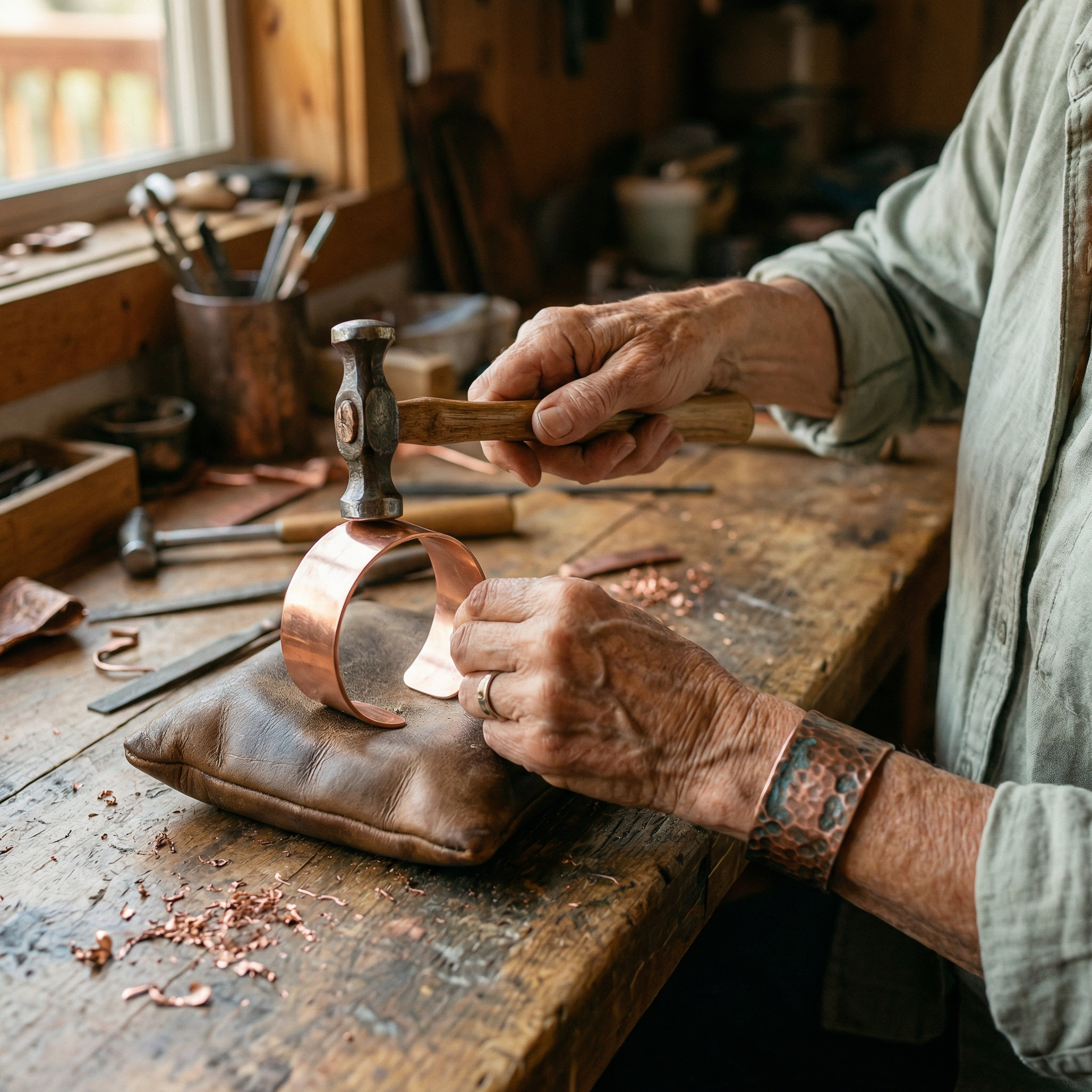Rita's Hearth Copper Ring
