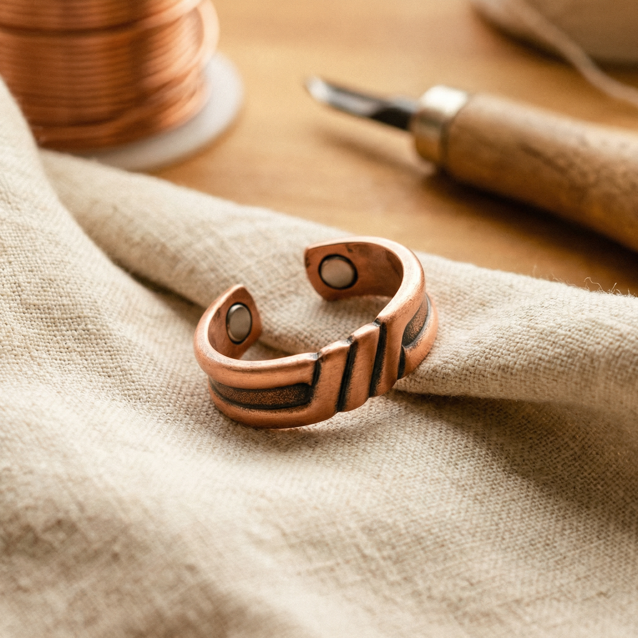 Rita's Peat Copper Ring