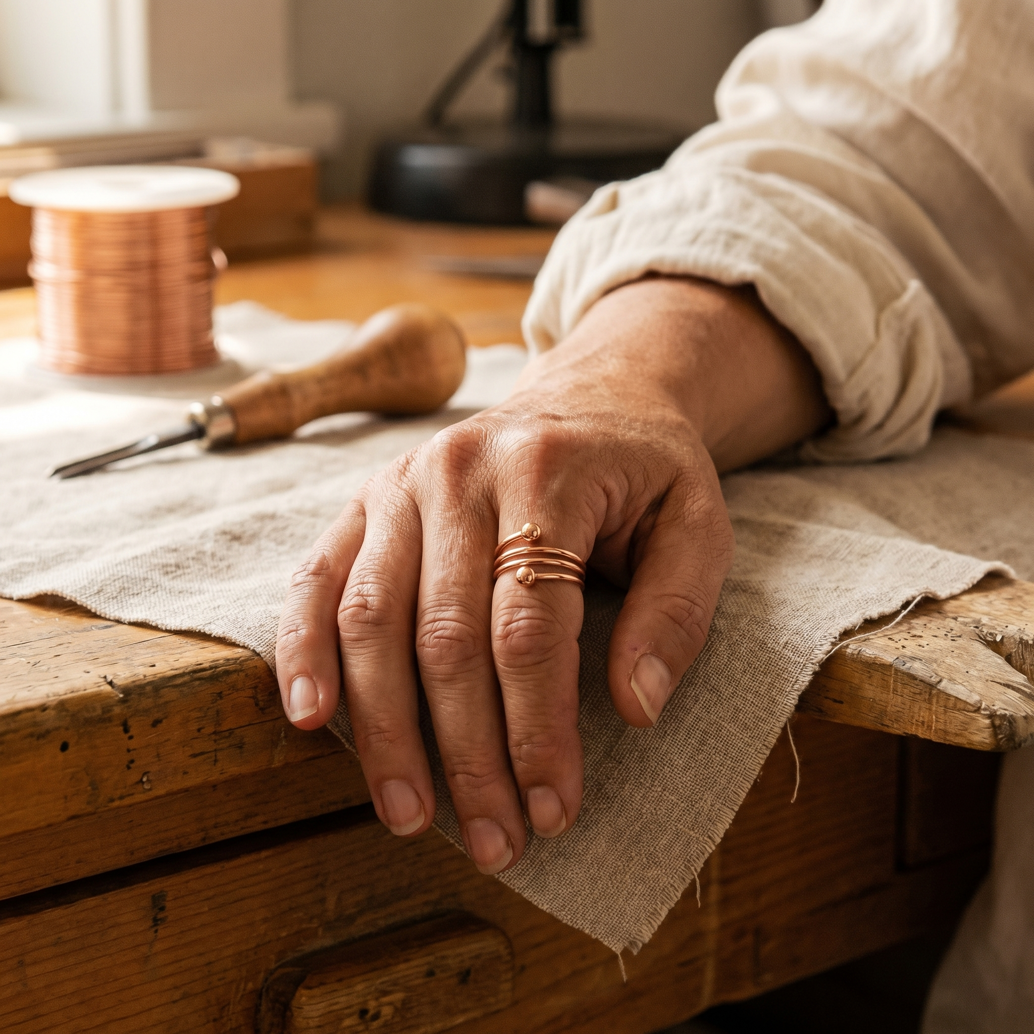 Rita's Silt Copper Ring
