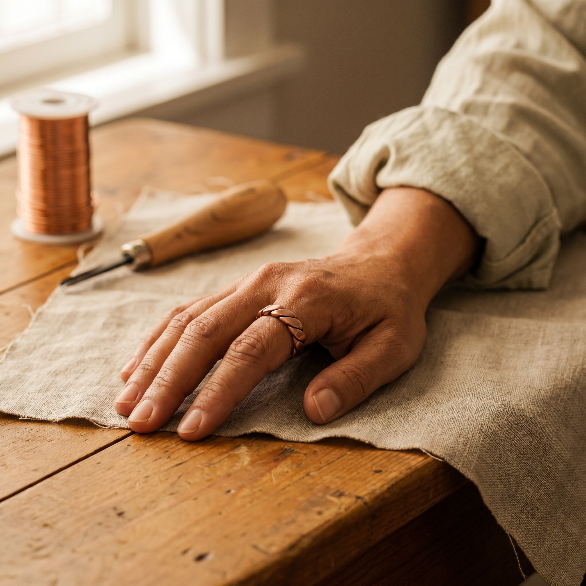 Rita's Knap Copper Ring