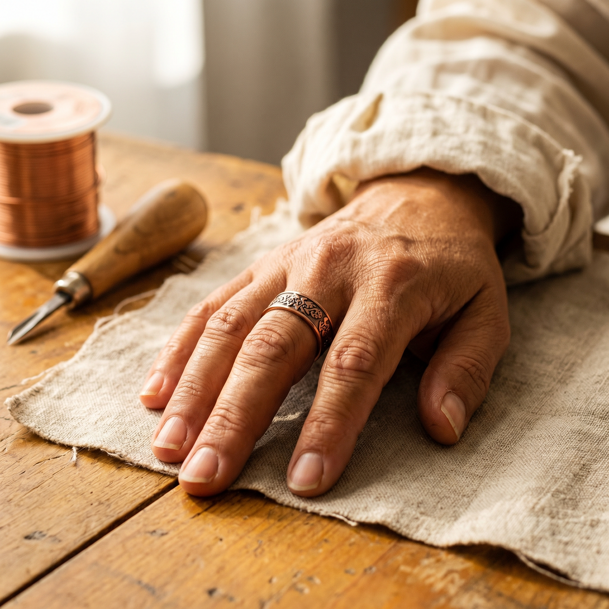 Rita's Clag Copper Ring