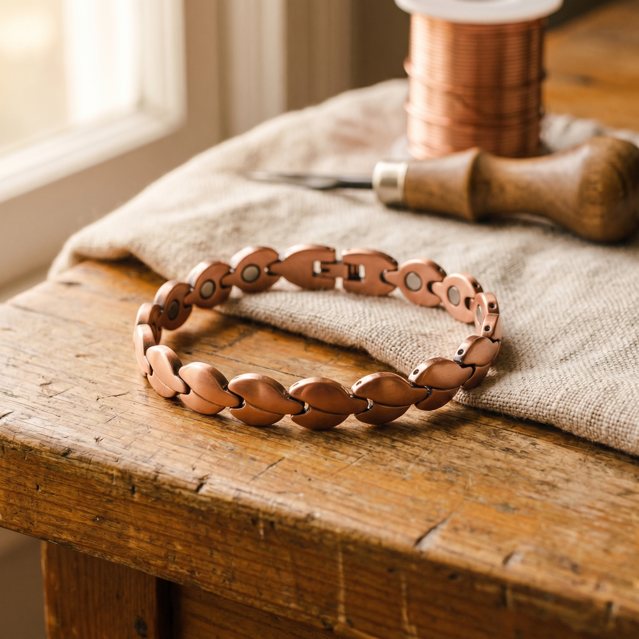 Rita's Marsh Copper Anklet