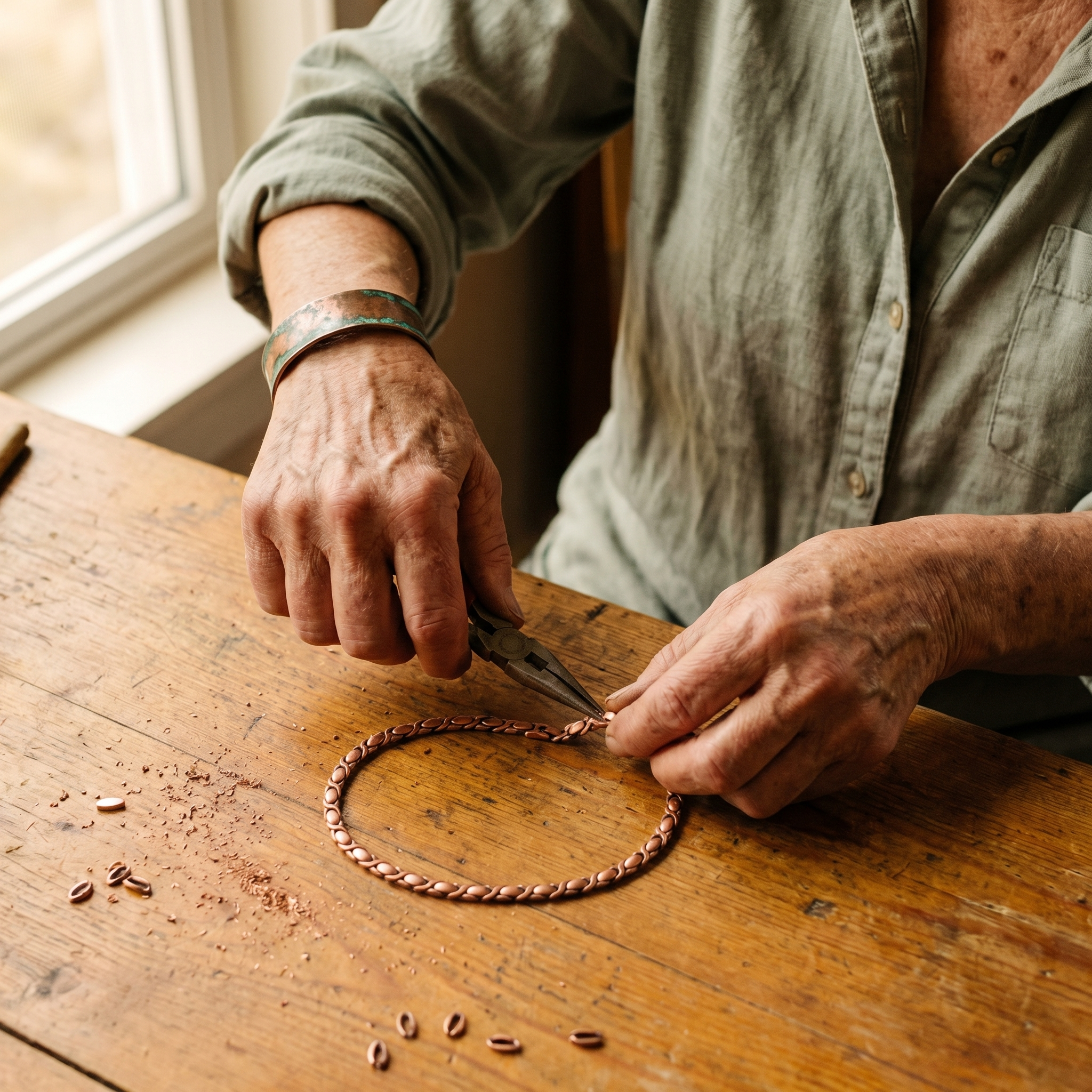 Rita's Cedar Copper Necklace
