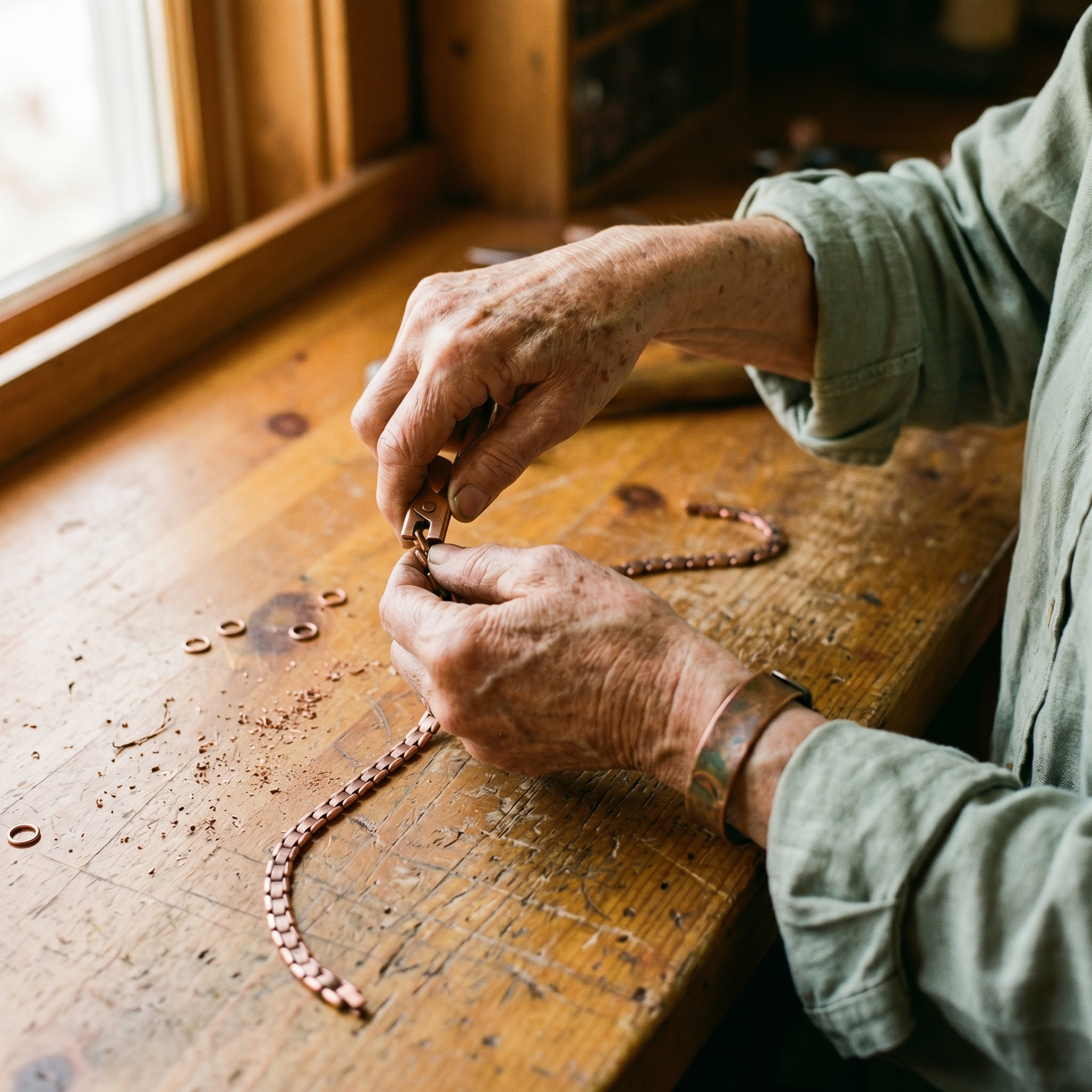 Rita's Haze Copper Necklace