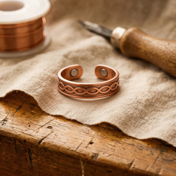Rita's Char Copper Ring