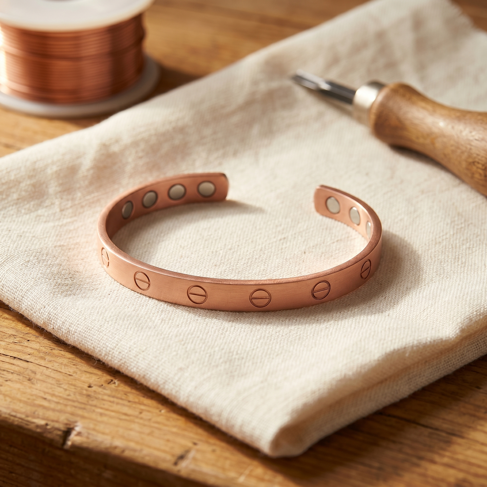 Rita's Bolt Copper Bracelet