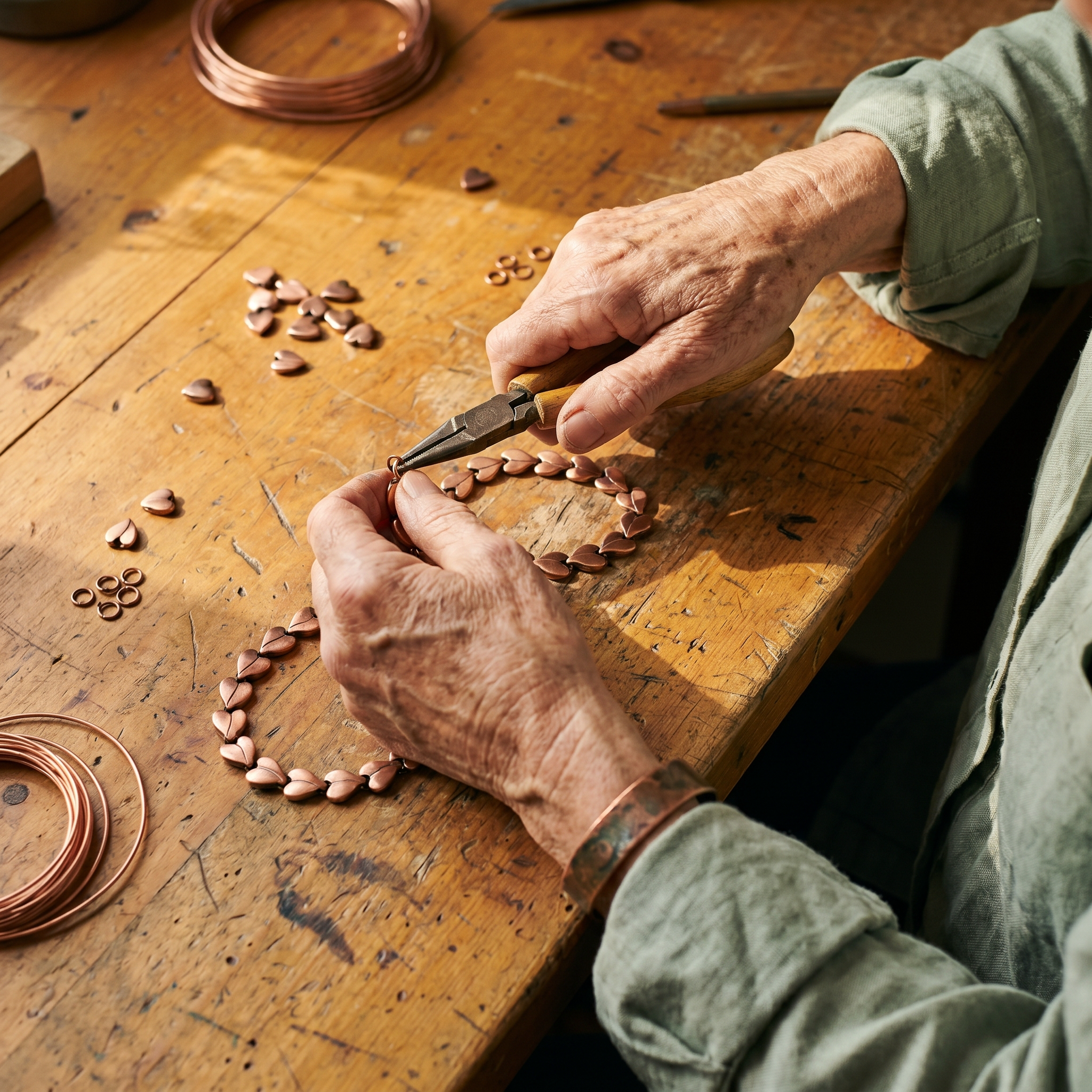 Rita's Briar Copper Necklace
