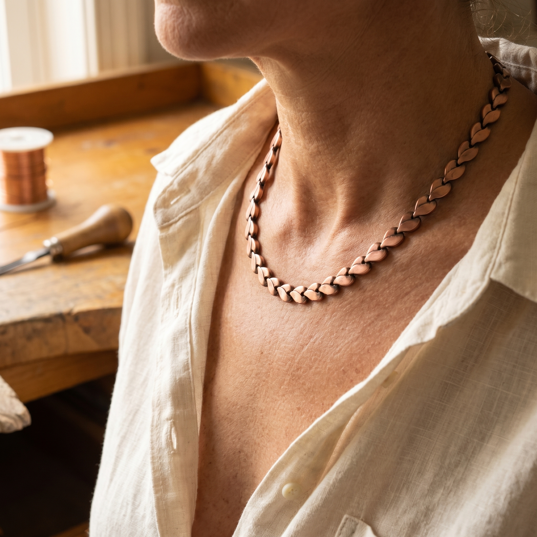 Rita's Briar Copper Necklace