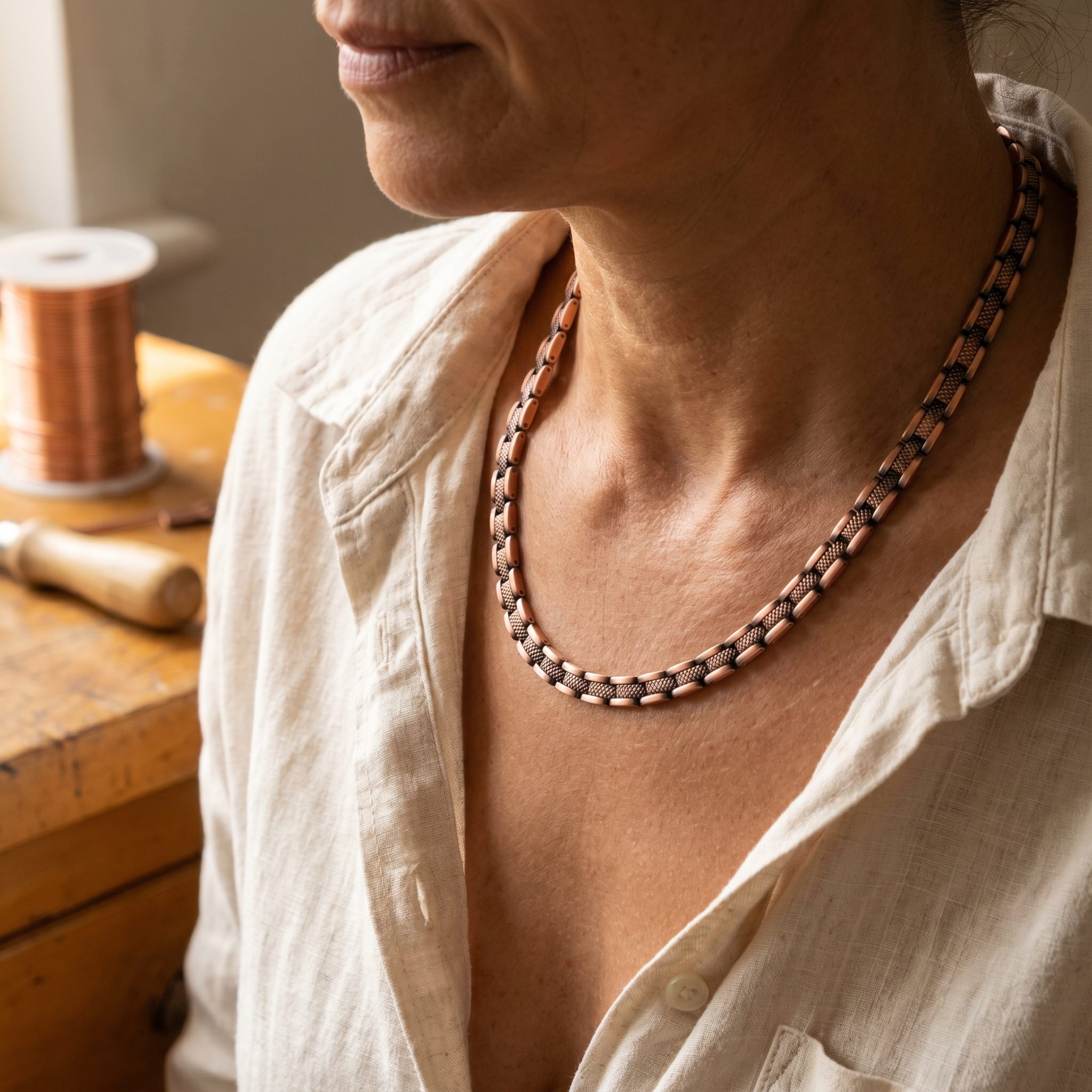 Rita's Haze Copper Necklace