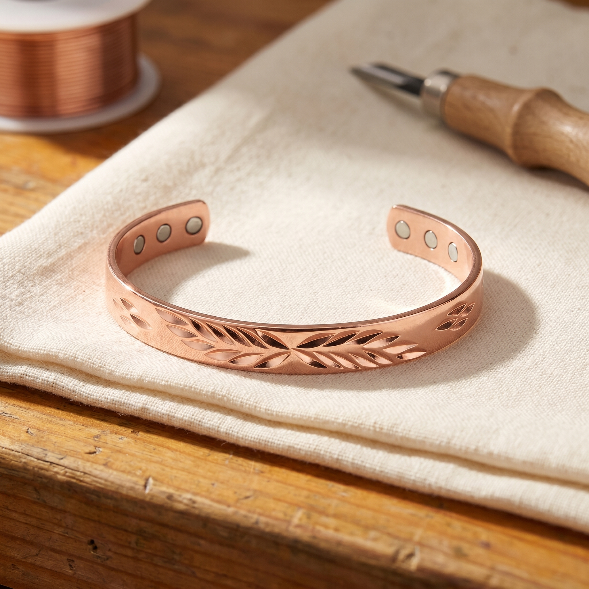 Rita's Lunar Copper Bracelet