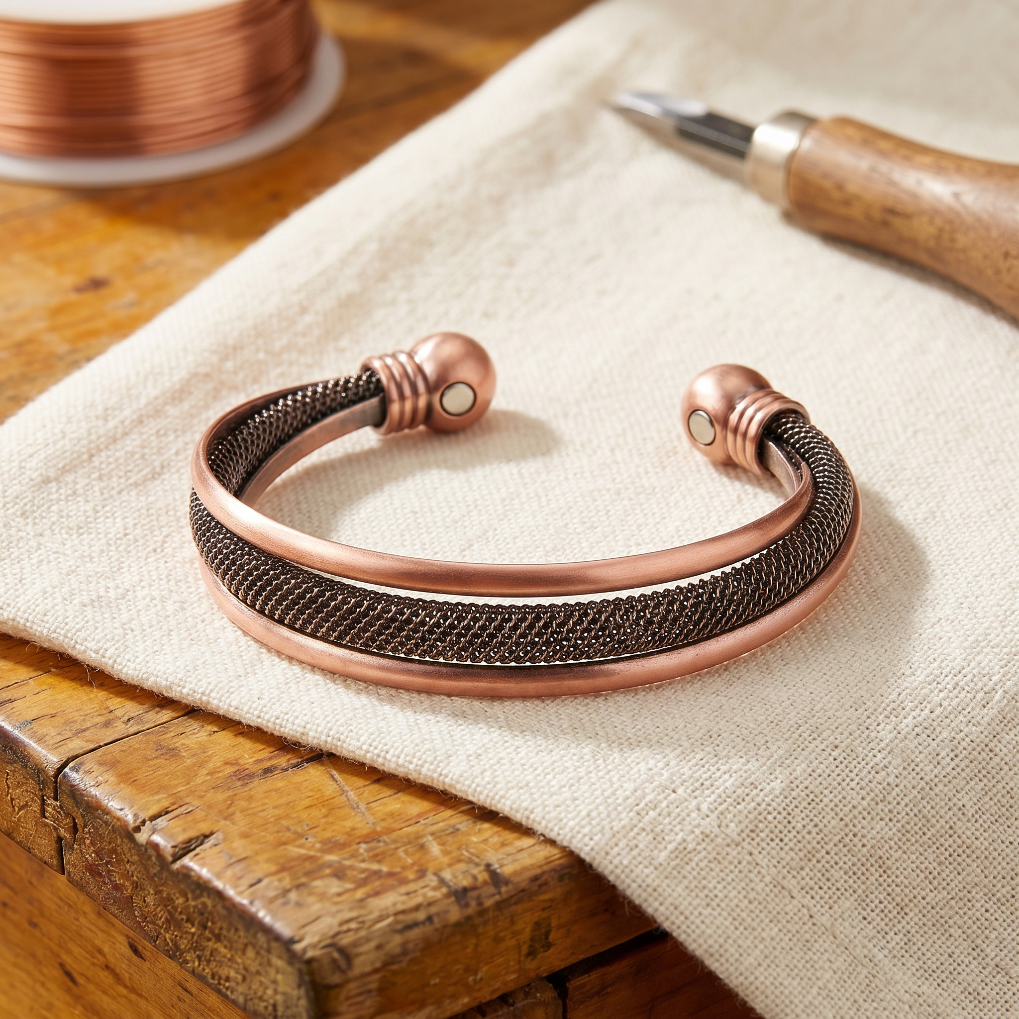 Rita's Cairn Copper Bracelet