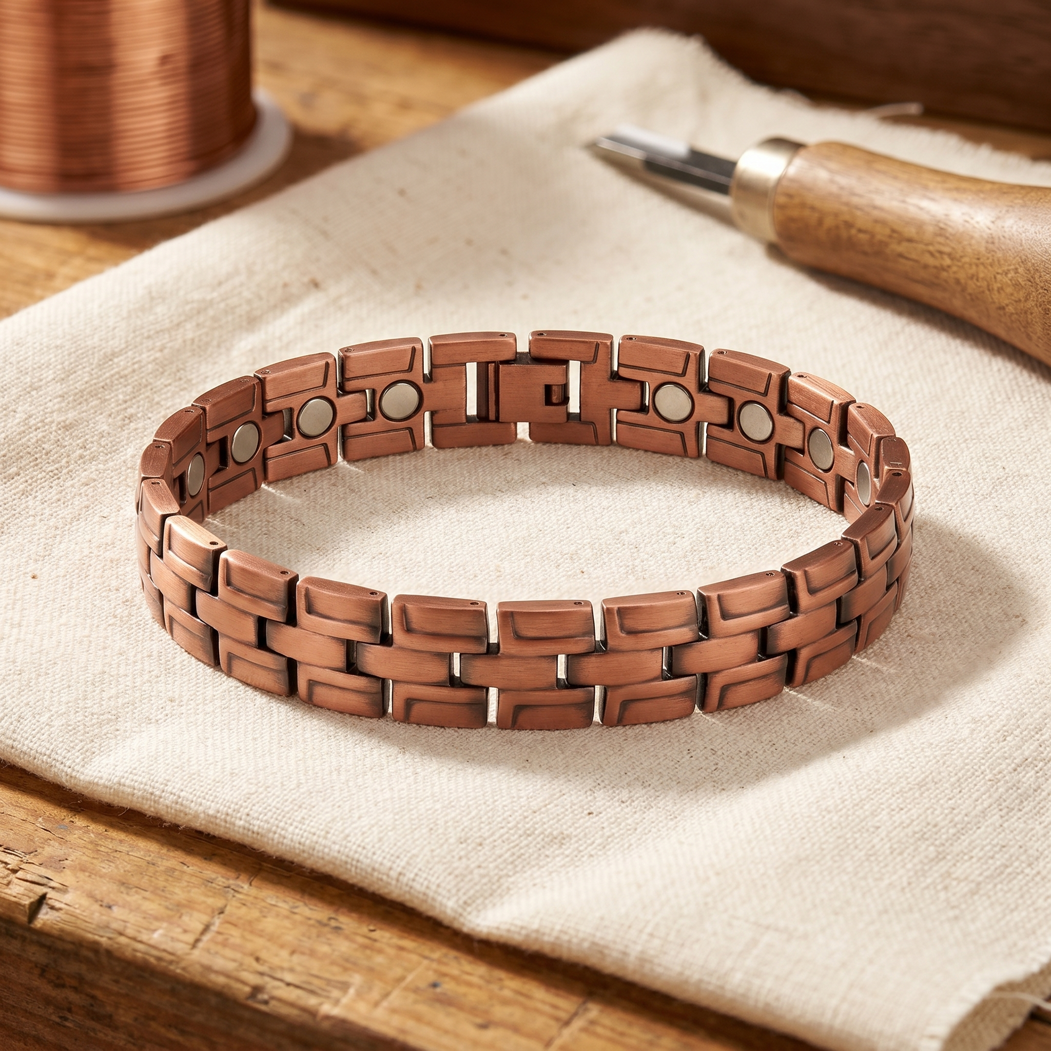 Rita's Gorse Men's Copper Bracelet