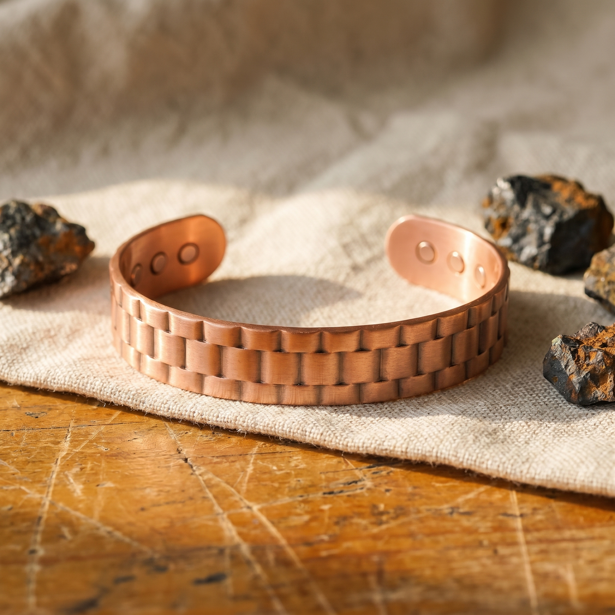Rita's Ore Men's Copper Bracelet