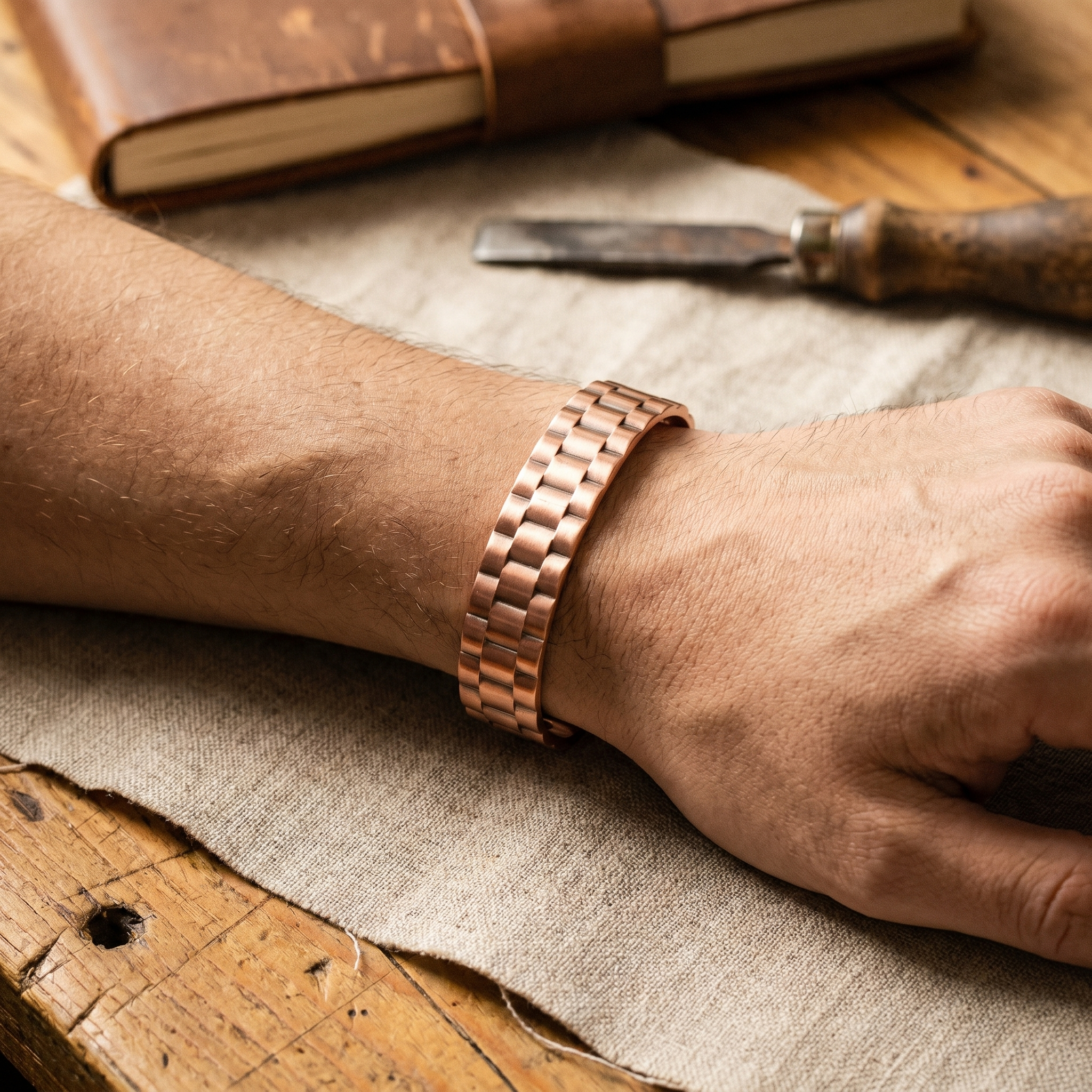 Rita's Ore Men's Copper Bracelet