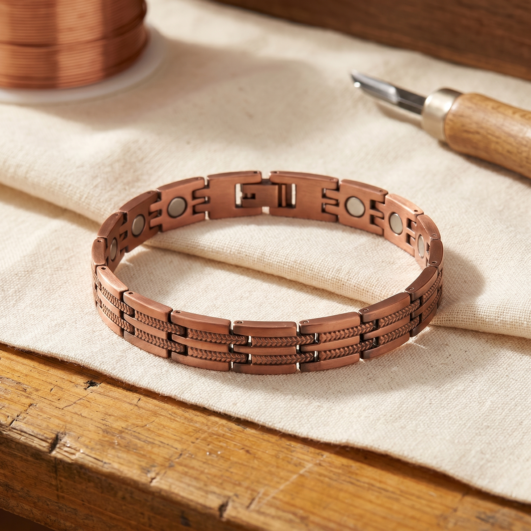 Rita's Pike Men's Copper Bracelet