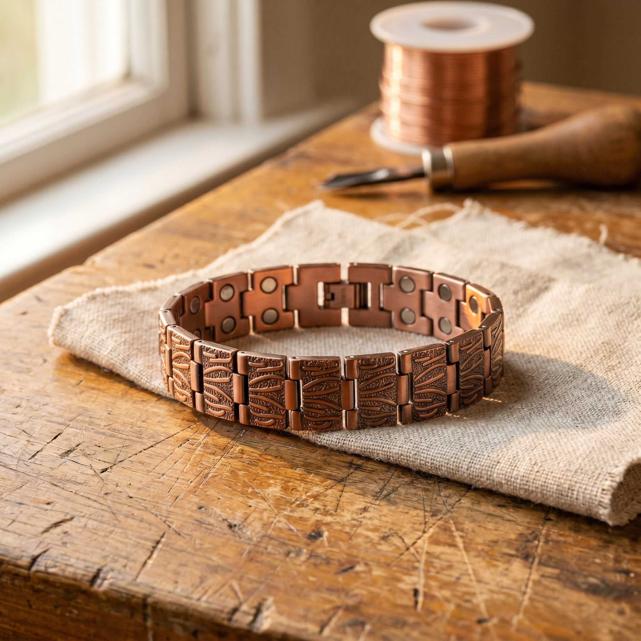 Rita's Grit Men's Copper Bracelet