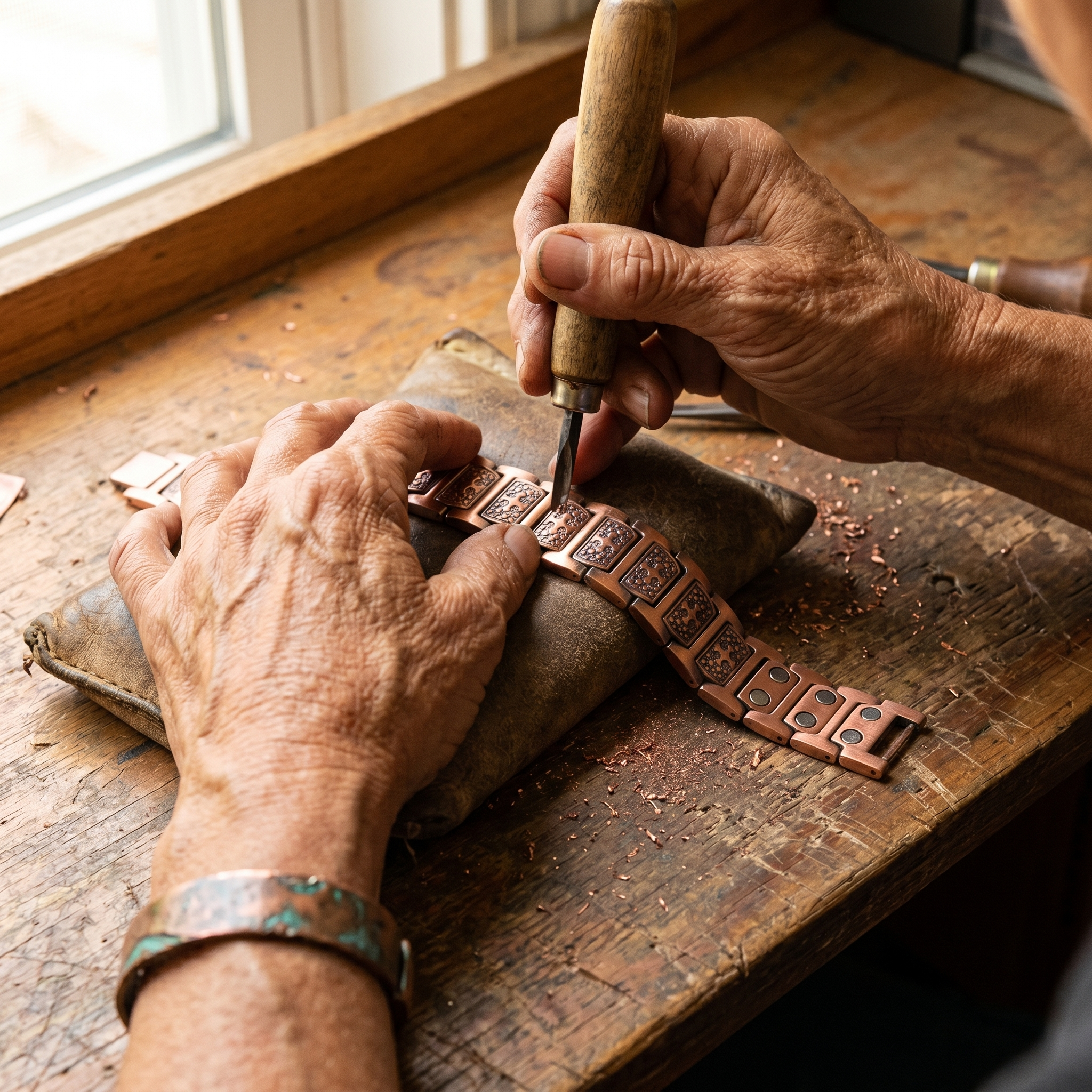 Rita's Gale Men's Copper Bracelet
