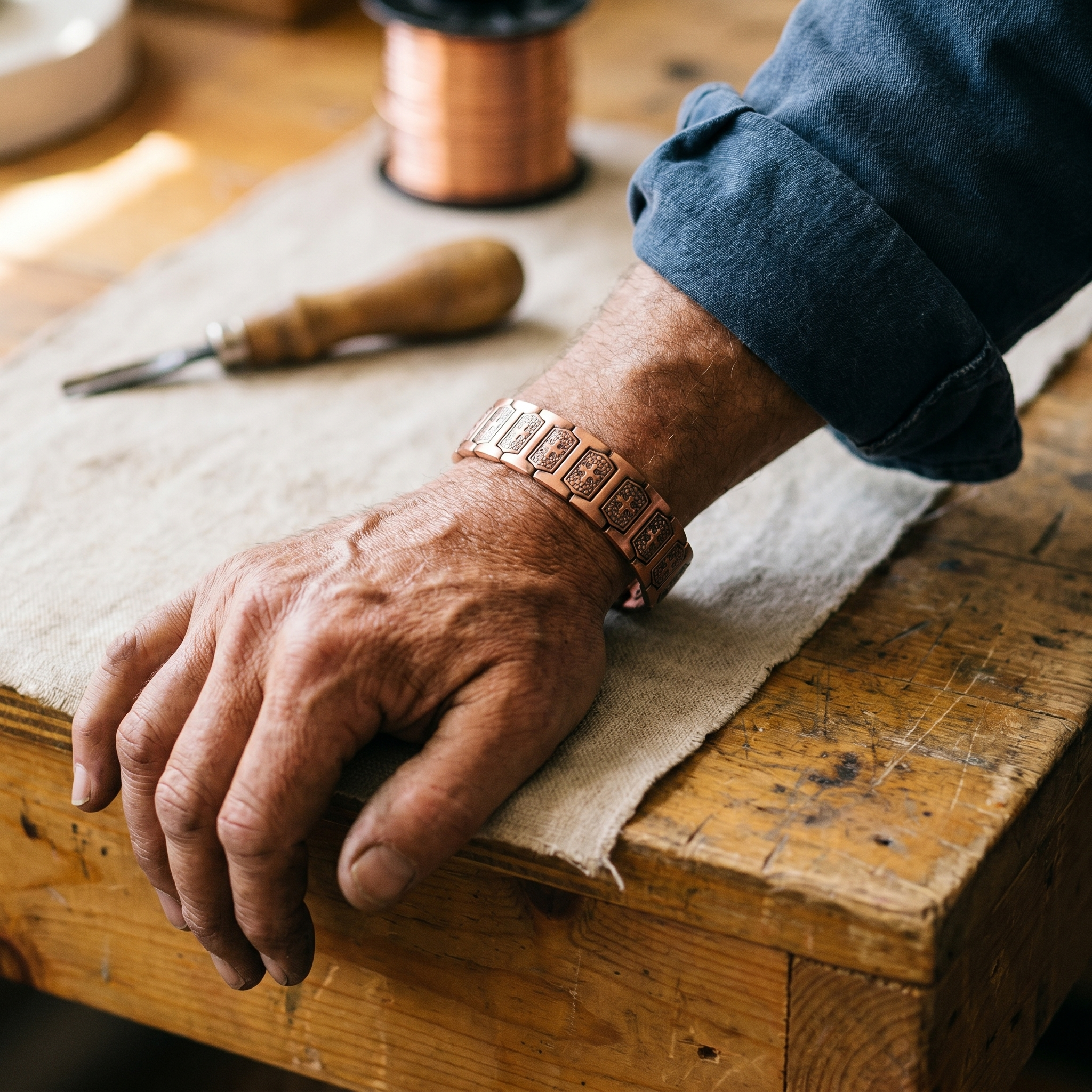 Rita's Gale Men's Copper Bracelet