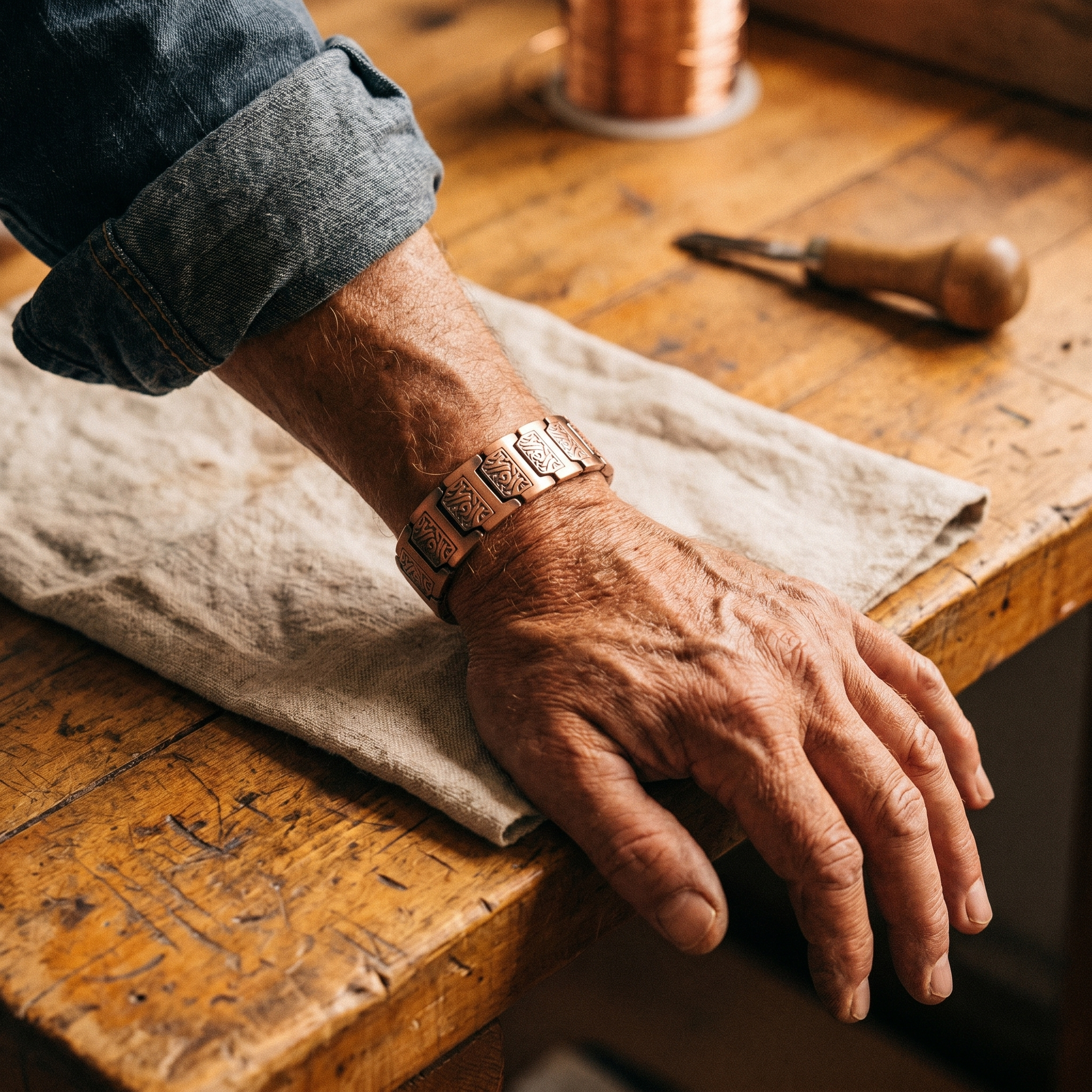 Rita's Glen Men's Copper Bracelet