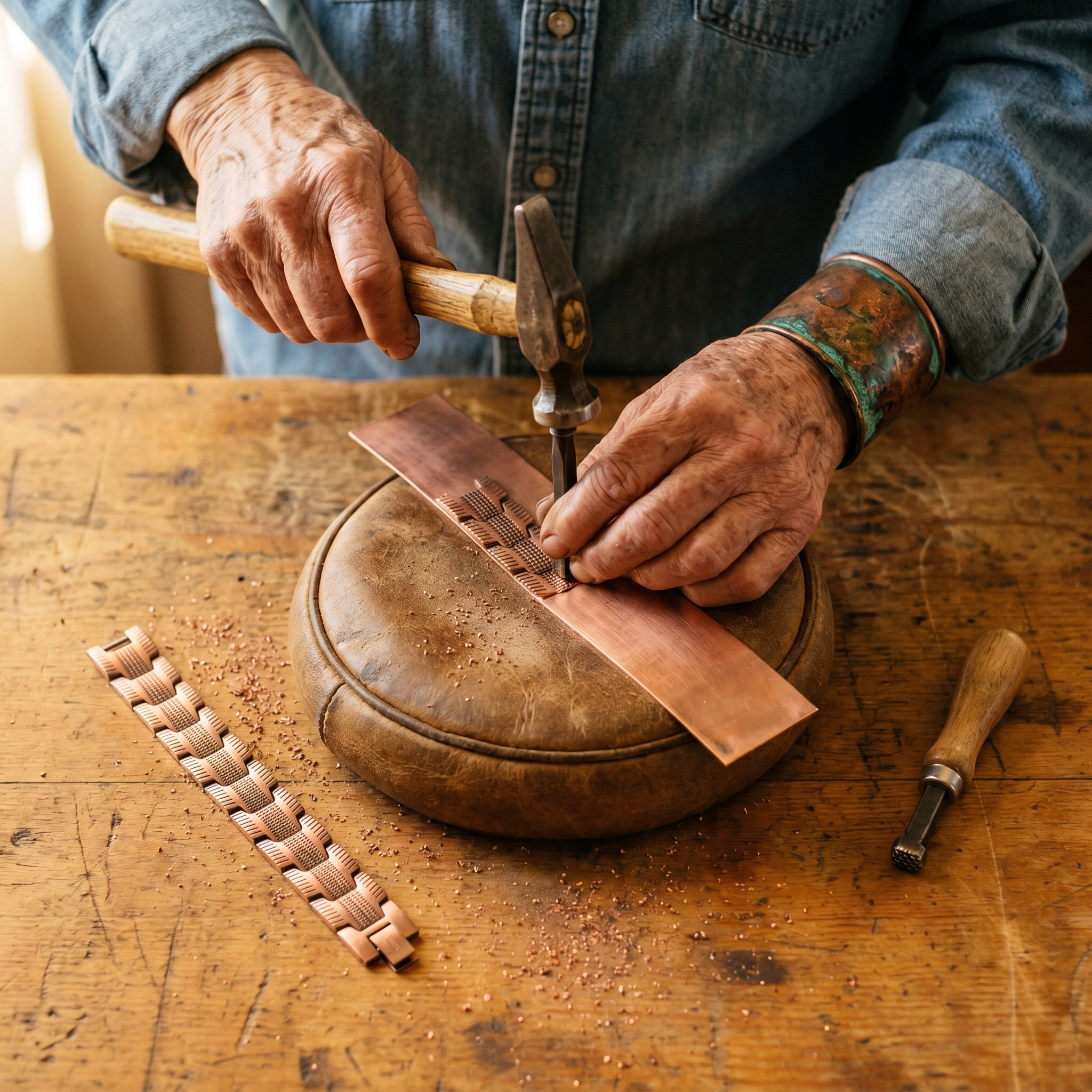 Rita's Crag Copper Bracelet
