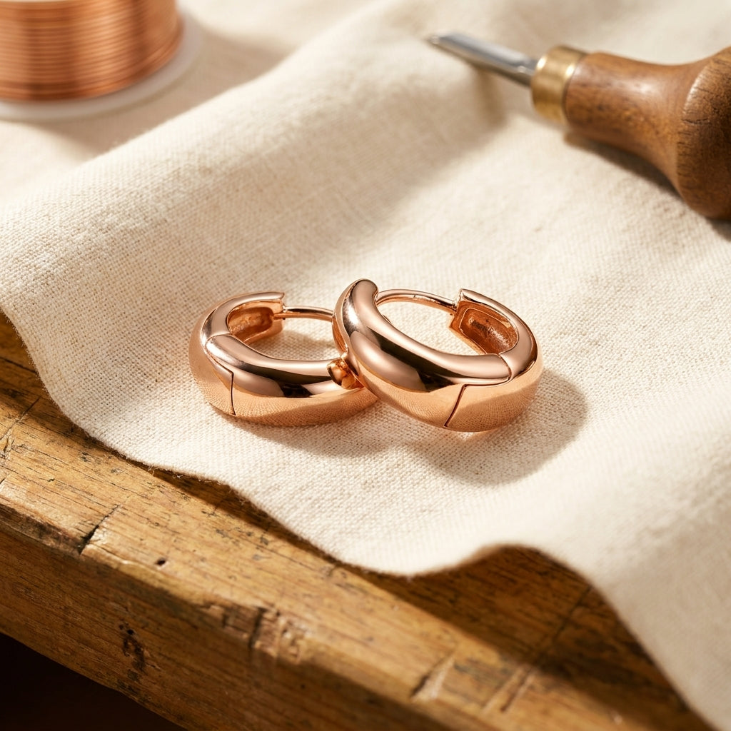 Rita's Linnet Copper Hoop Earrings