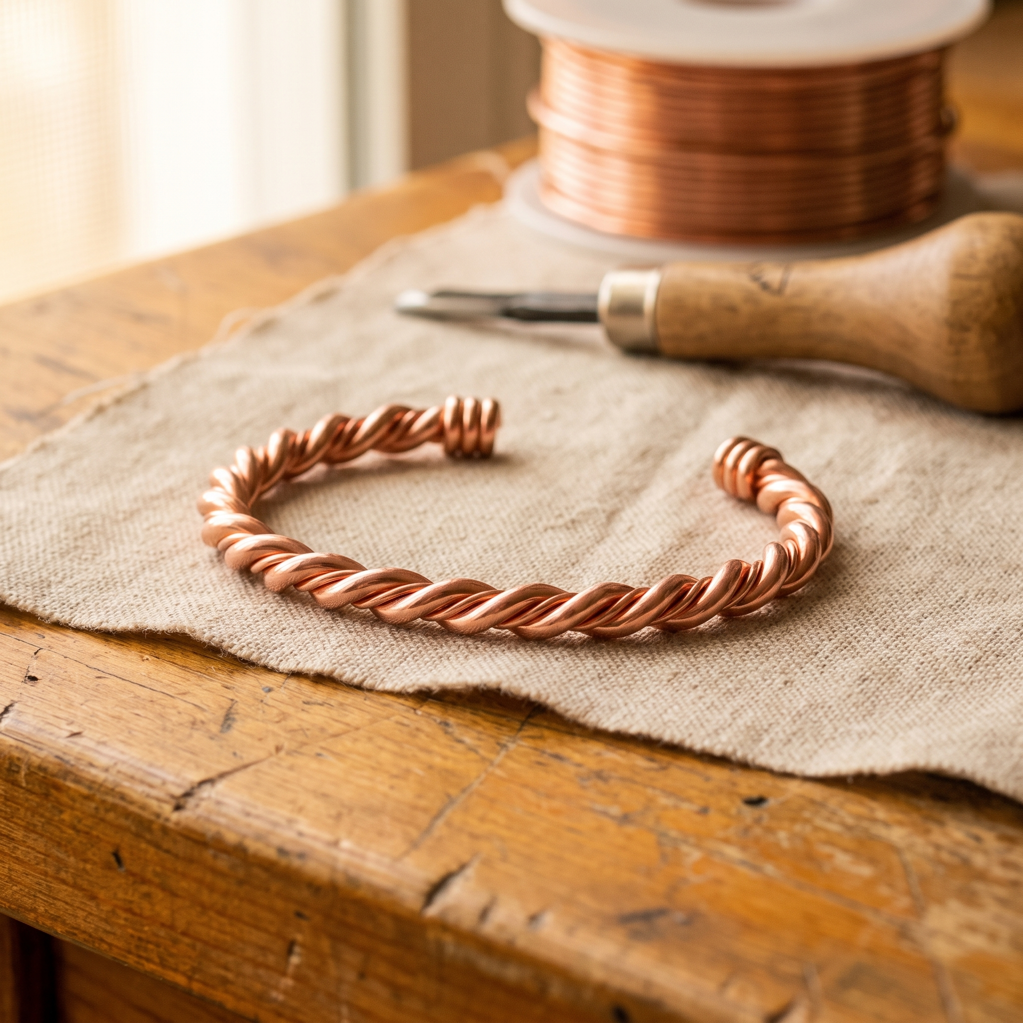 Rita's Tensor Copper Bracelet