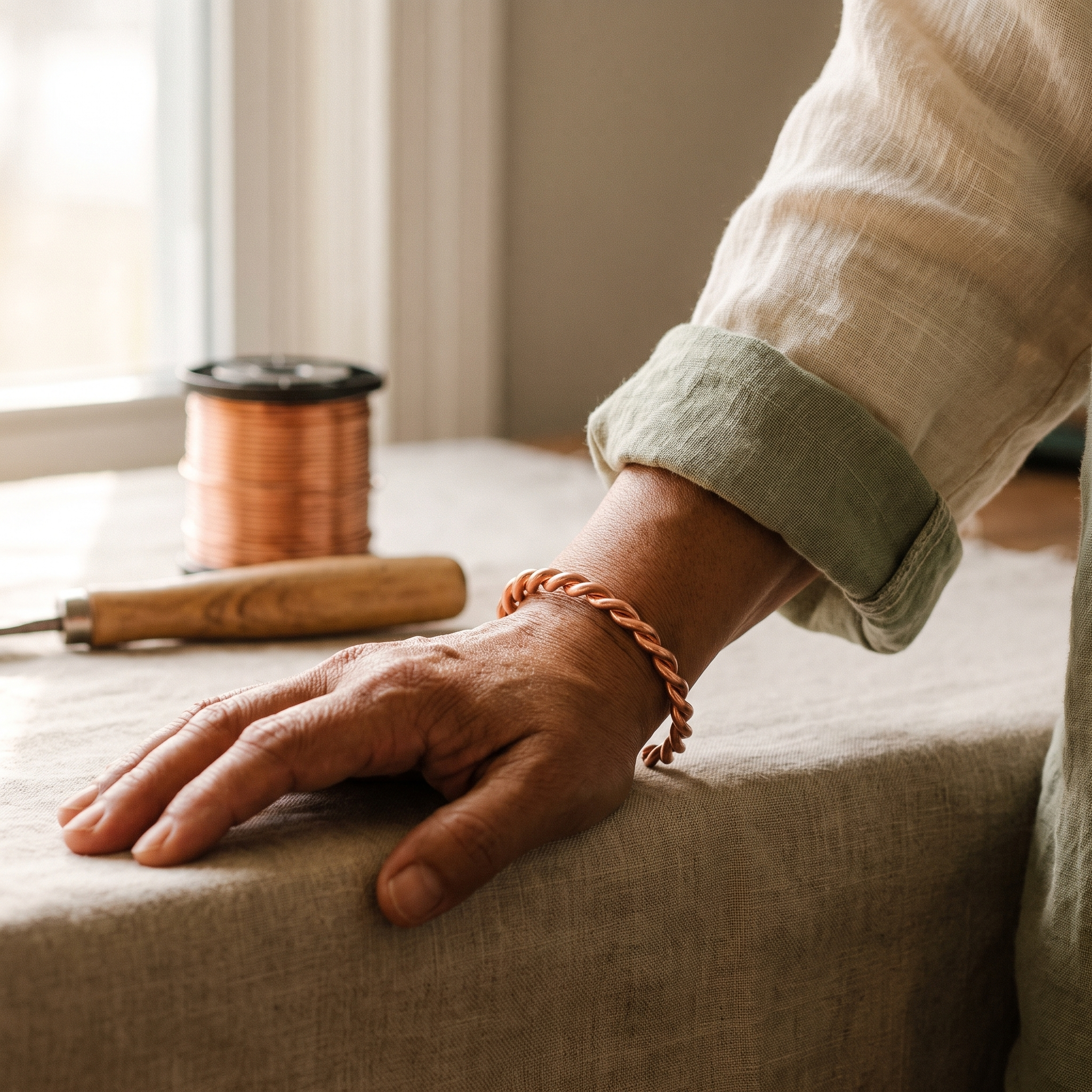 Rita's Tensor Copper Bracelet