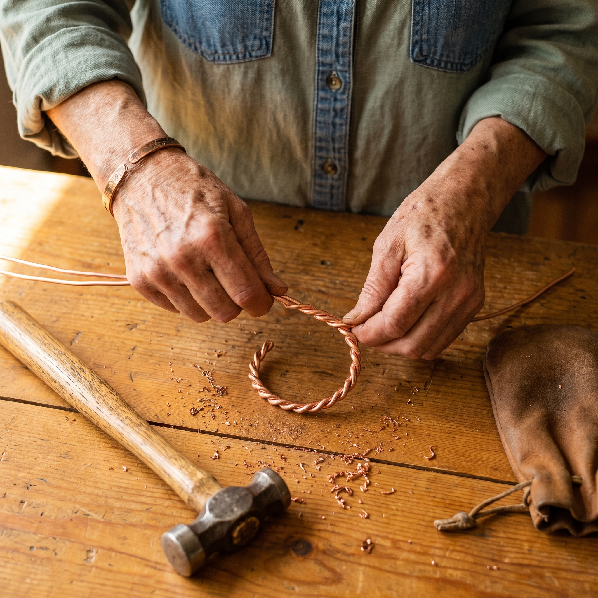 Rita's Tensor Copper Bracelet