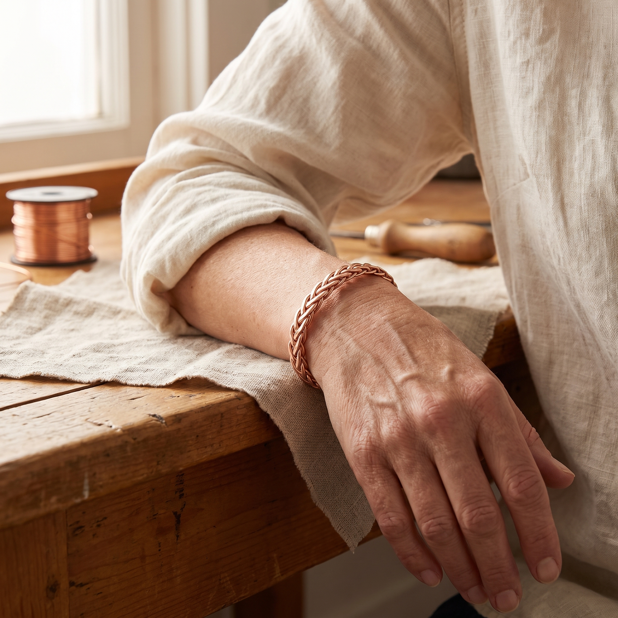Rita's Bramble Copper Bracelet