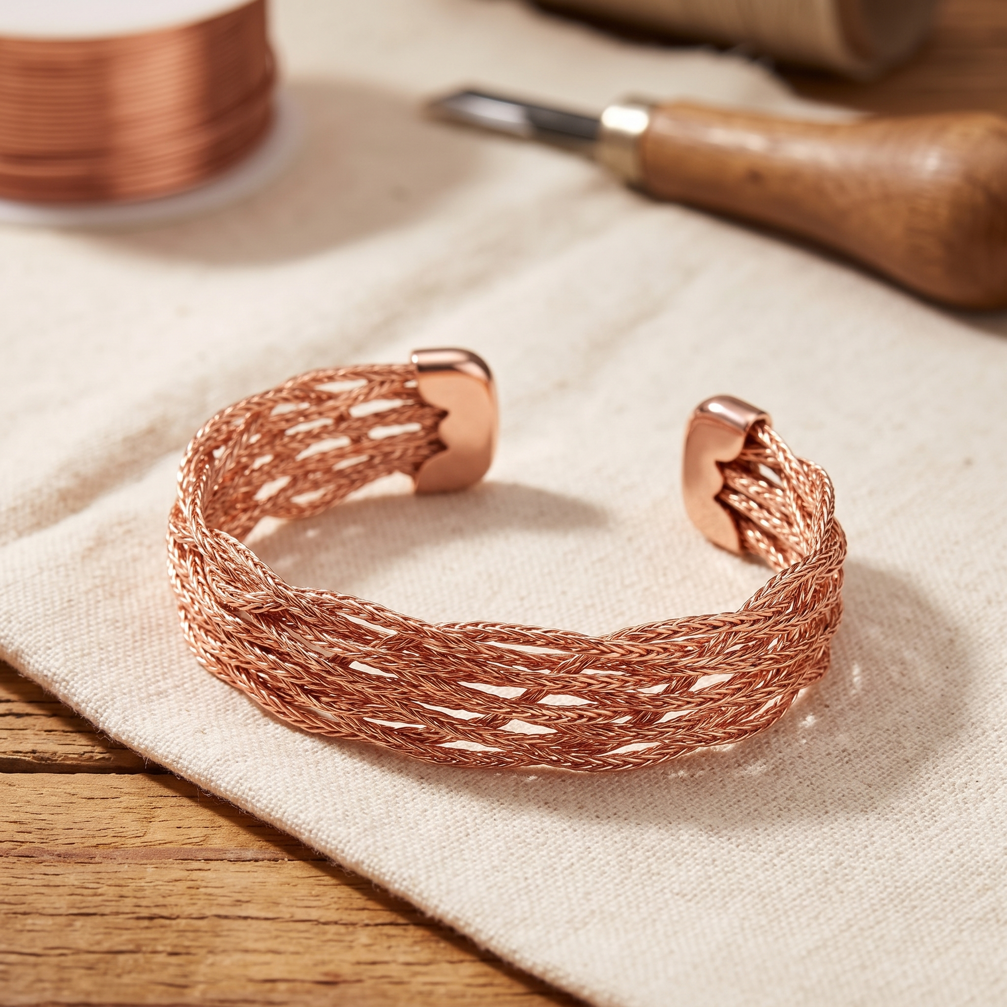 Rita's Elk Copper Bracelet