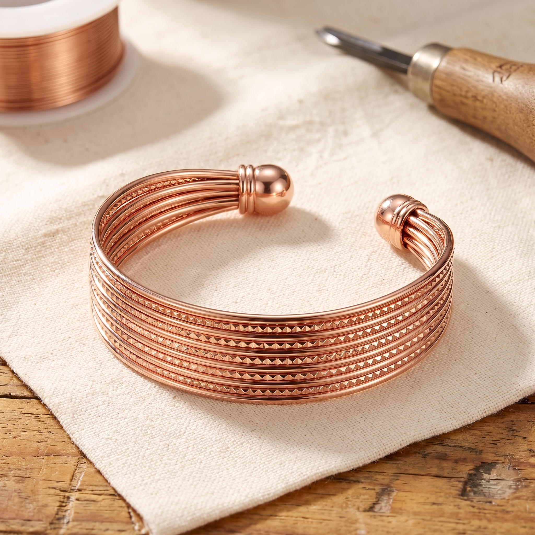 Rita's Swift Copper Bracelet