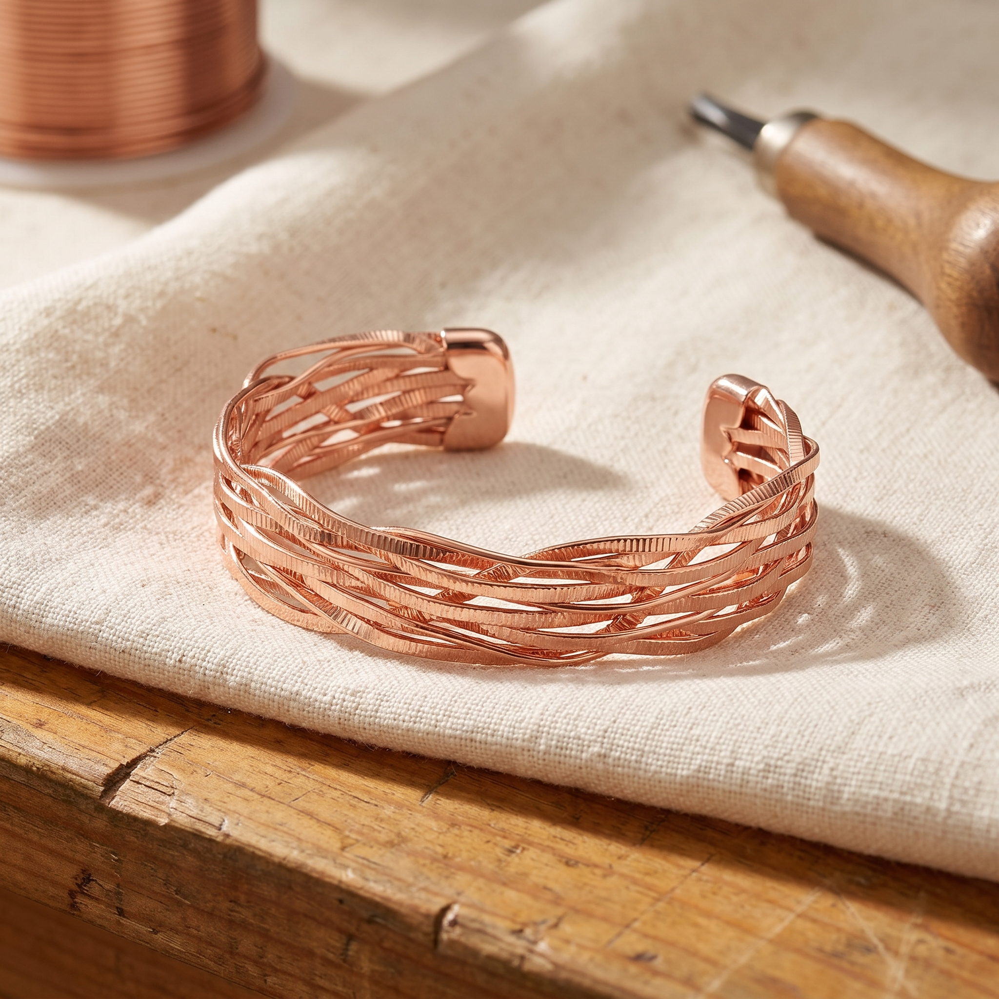 Rita's Wisp Copper Bracelet